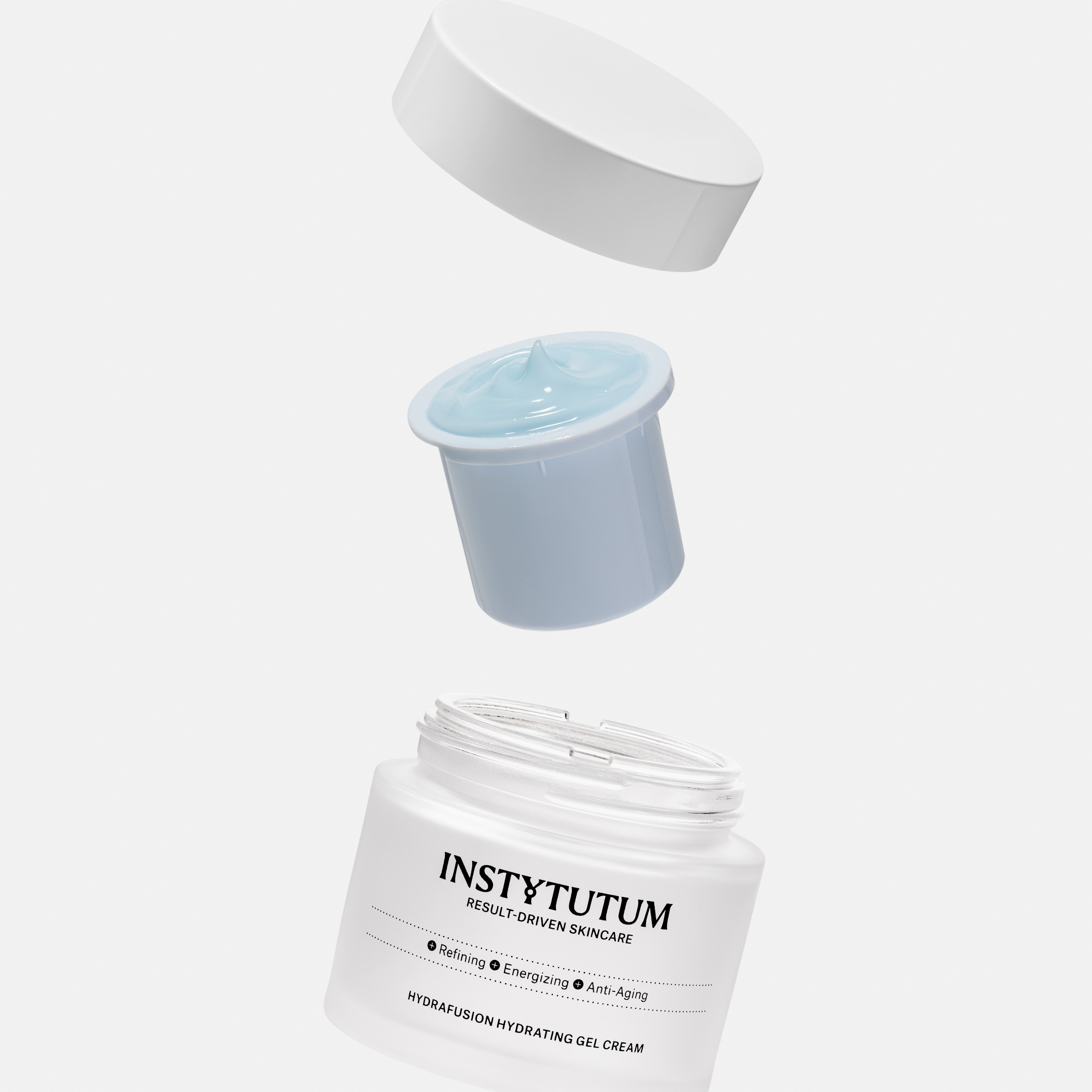 Увлажняющий крем-гель с 4 типами гиалуроновой кислоты (Сменный блок) HydraFusion Hydrating Gel Cream Refill INSTYTUTUM Объем 50 мл — фото 5