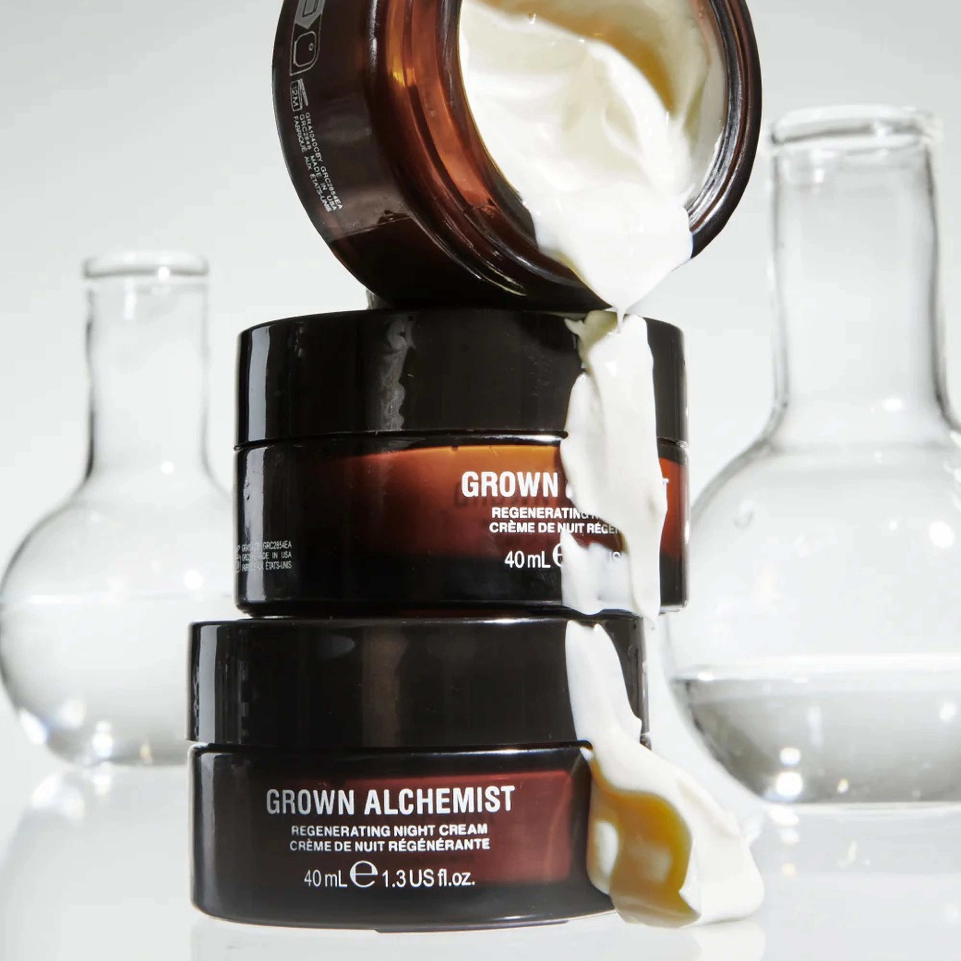 Регенеруючий нічний крем Regenerating Night Cream GROWN ALCHEMIST Обʼєм 40 мл — фото 6