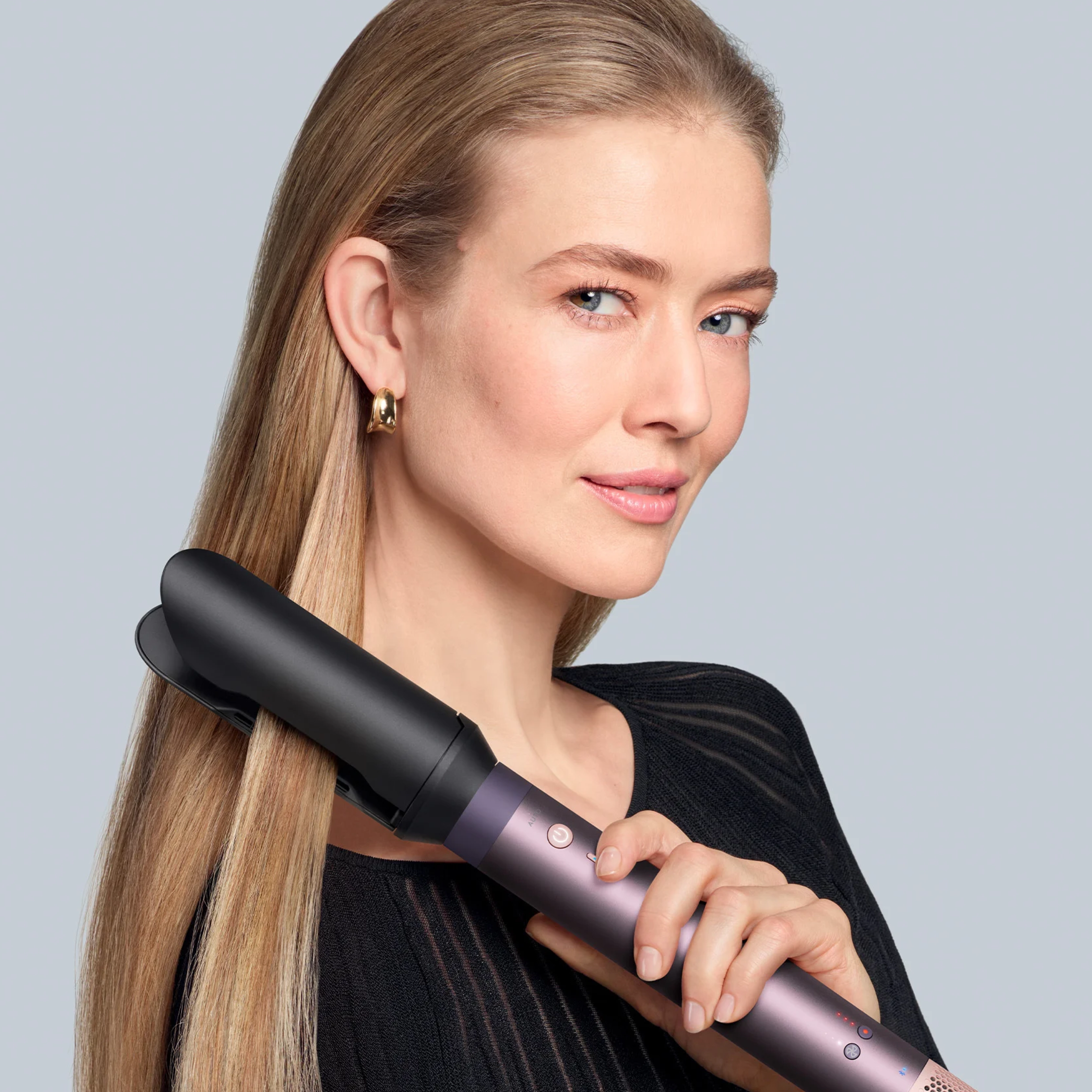 Стайлер для природно прямого та хвилястого волосся Airwrap Co-anda Ceramic Jasper Plum DYSON — фото 4