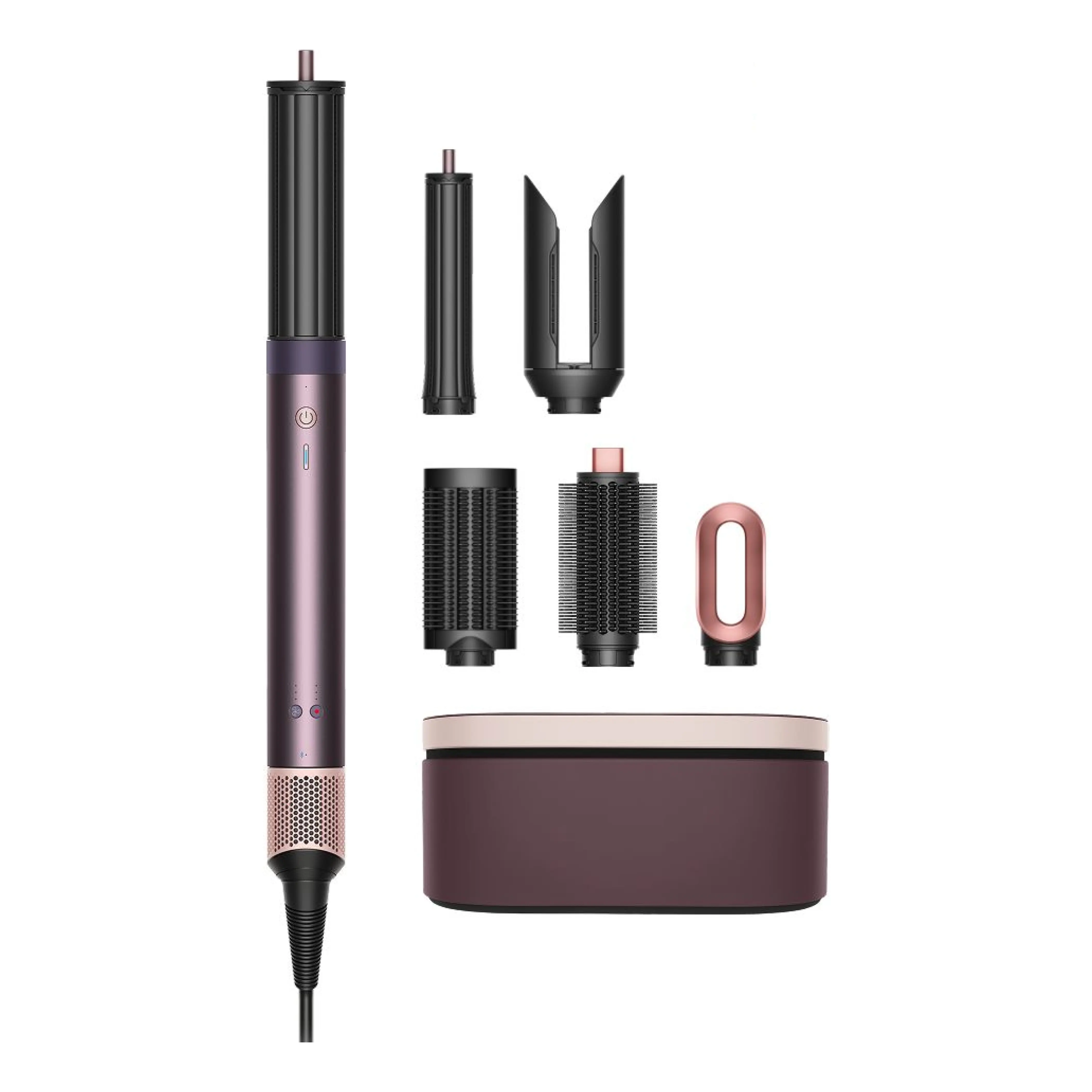 Стайлер для природно прямого та хвилястого волосся Airwrap Co-anda Ceramic Jasper Plum DYSON