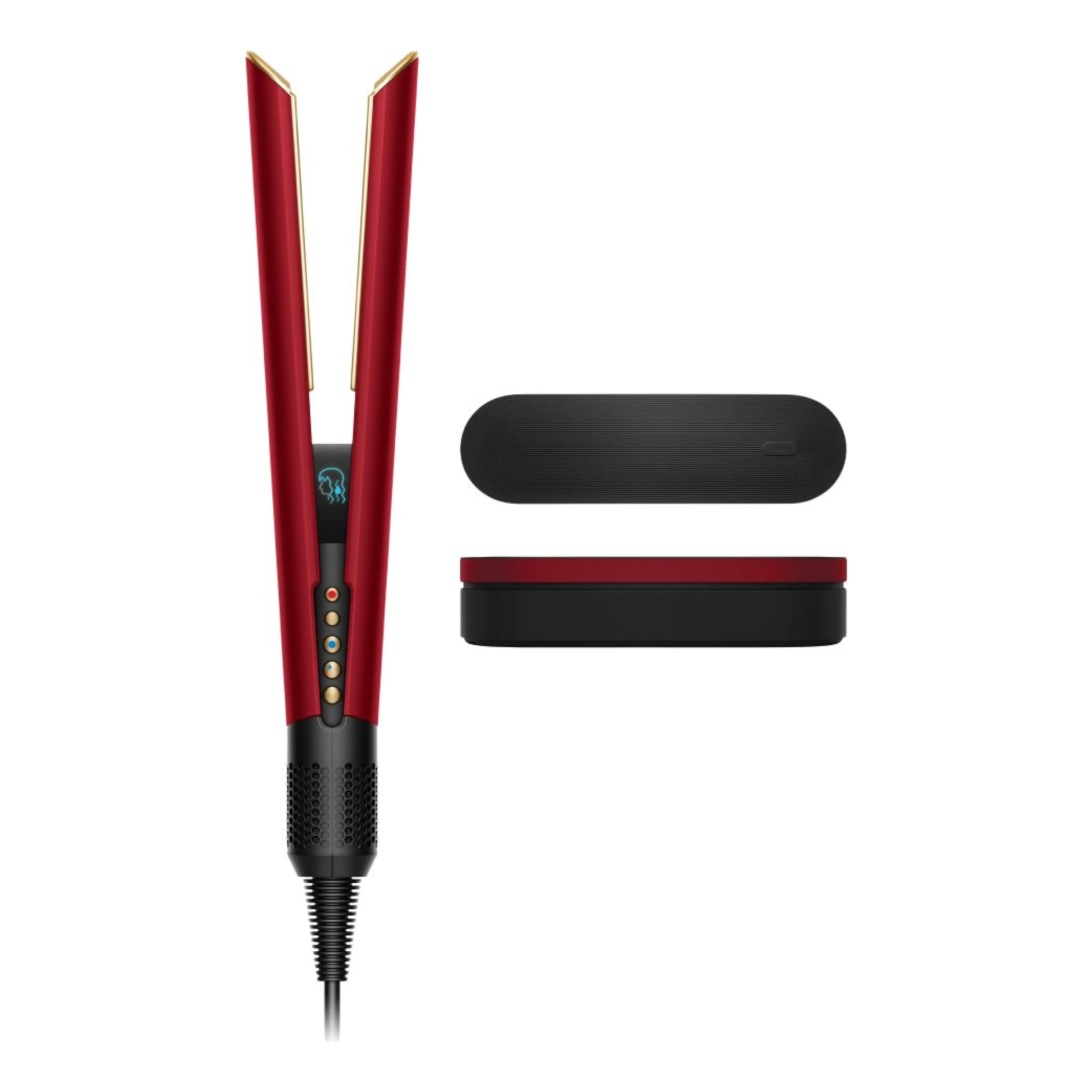 Випрямляч для волосся Airstrait Ceramic Wavy Red Velvet/Gold DYSON