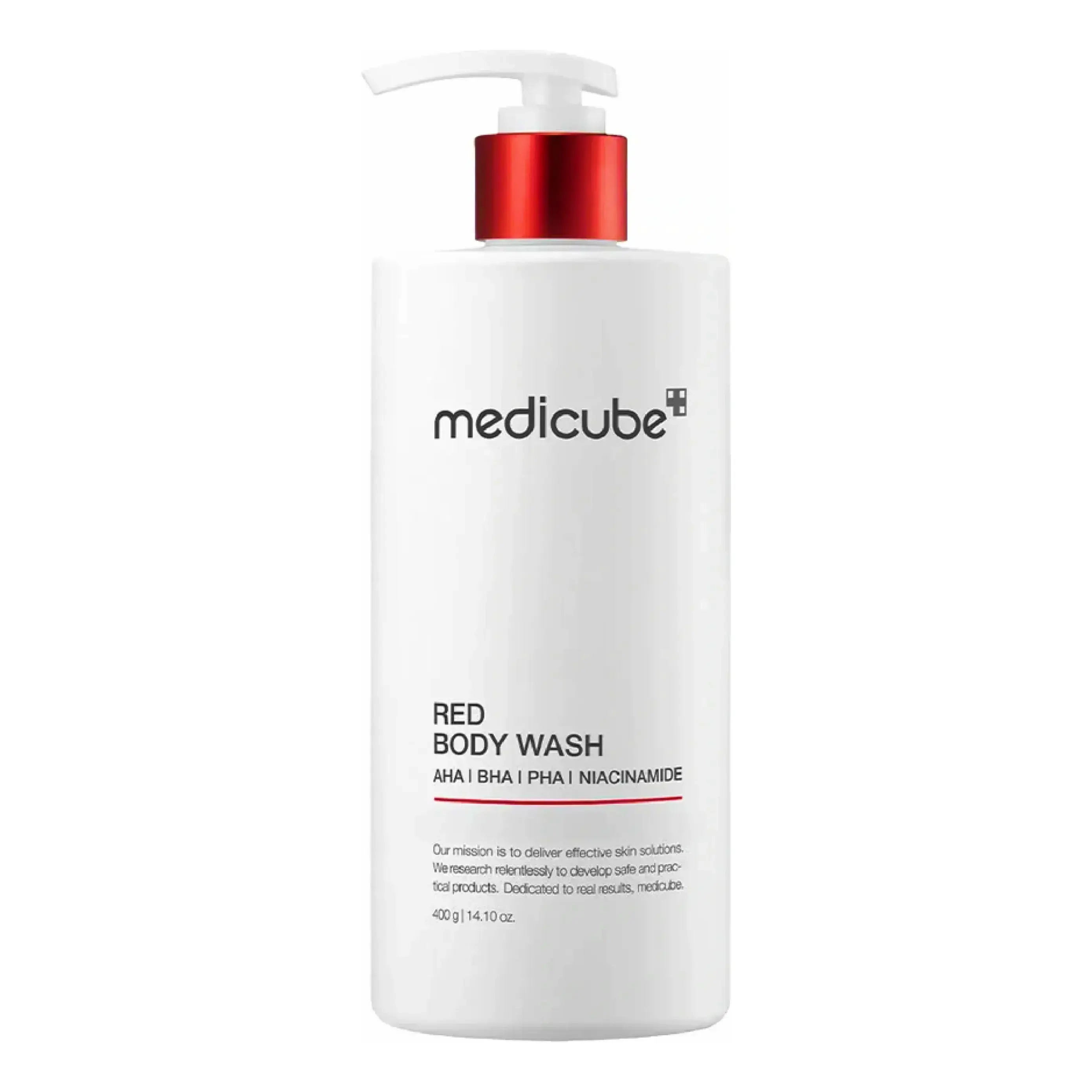 Протизапальний гель для душу з кислотами Red Acne Body Wash MEDICUBE Обʼєм 400 мл