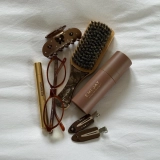 Міні щітка для волосся Mini Boar Bristle Brush in Toasted Sugar EMI JAY — фото 3