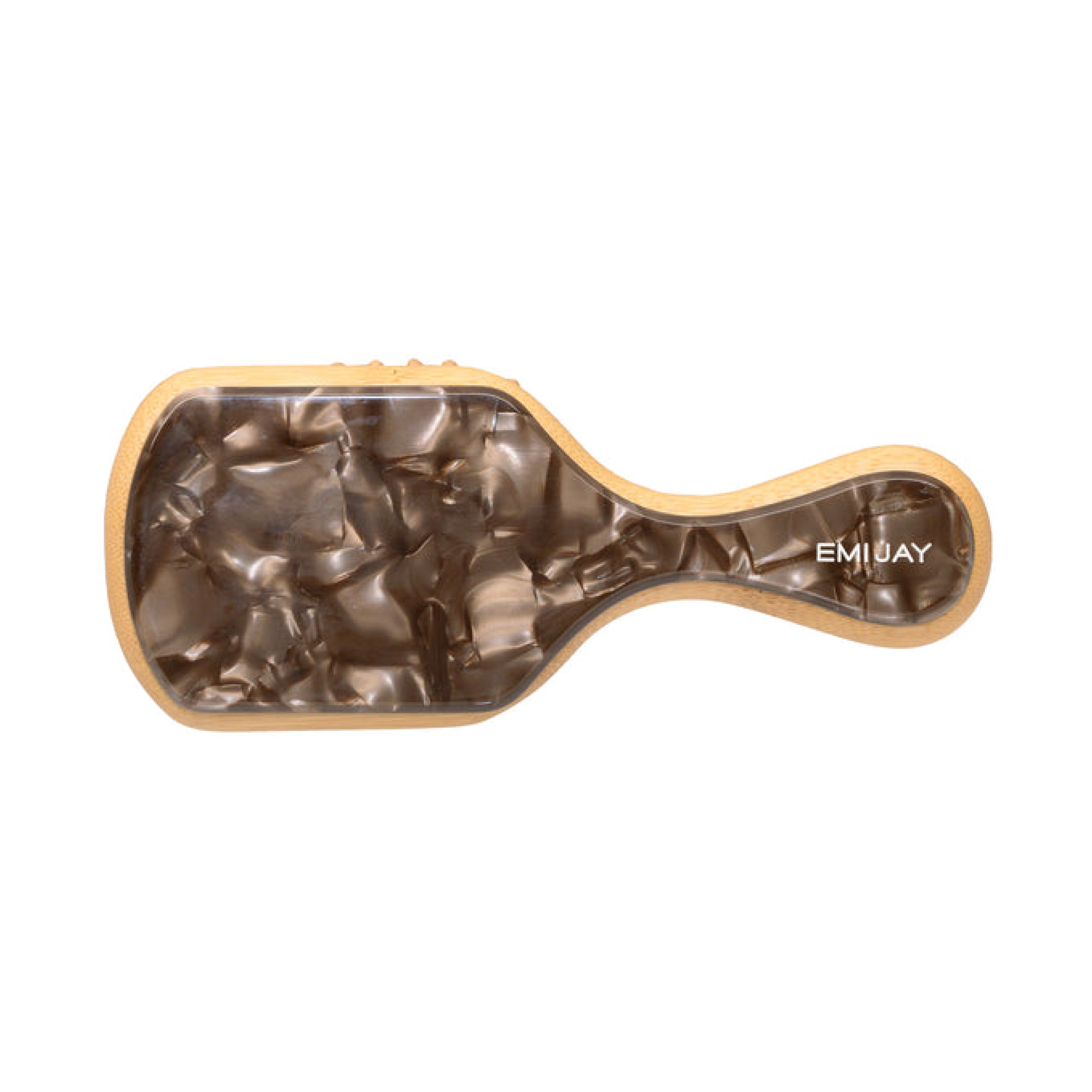 Мини бамбуковая расческа для волос Mini Bamboo Paddle Brush in Toasted Sugar EMI JAY — фото 2