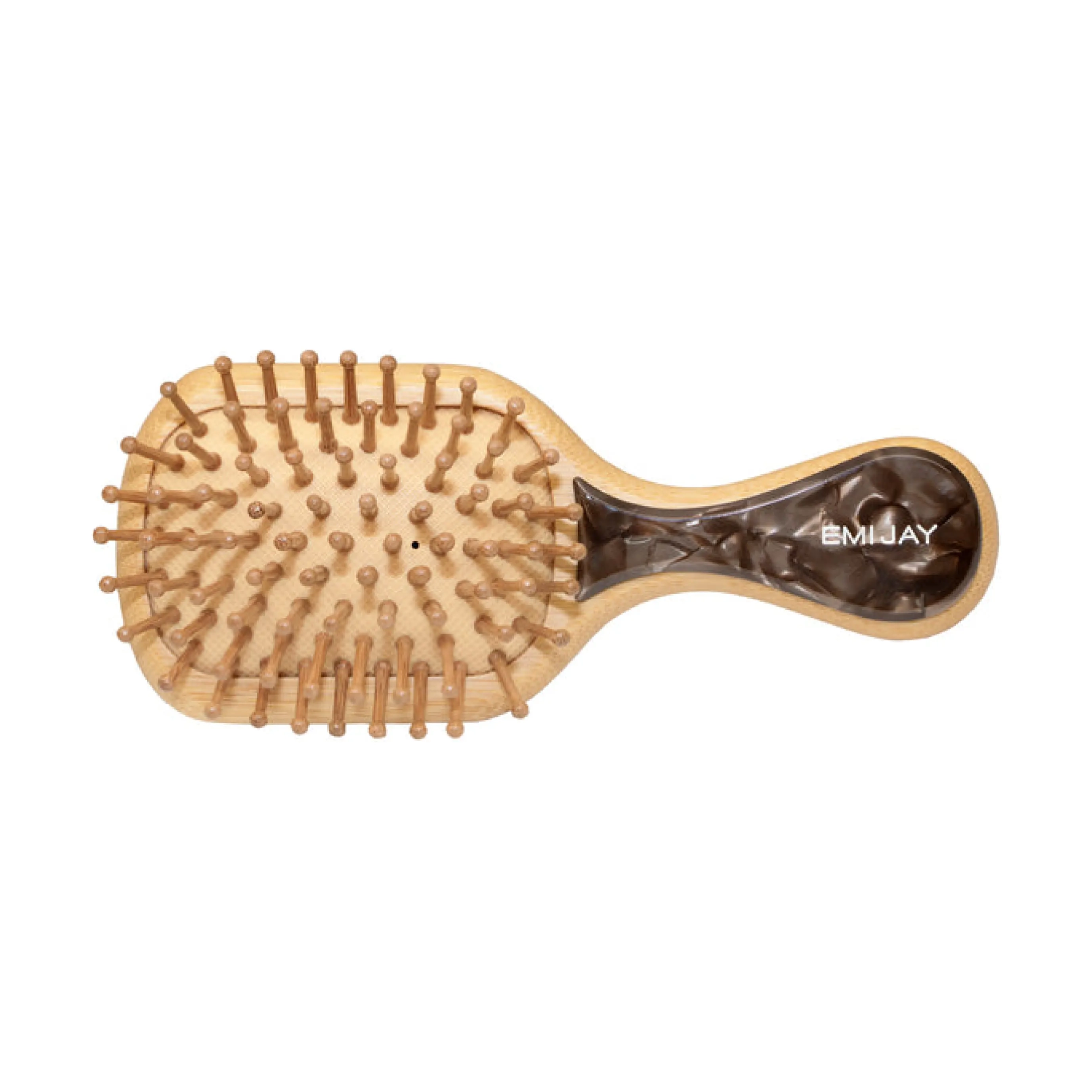 Мини бамбуковая расческа для волос Mini Bamboo Paddle Brush in Toasted Sugar EMI JAY
