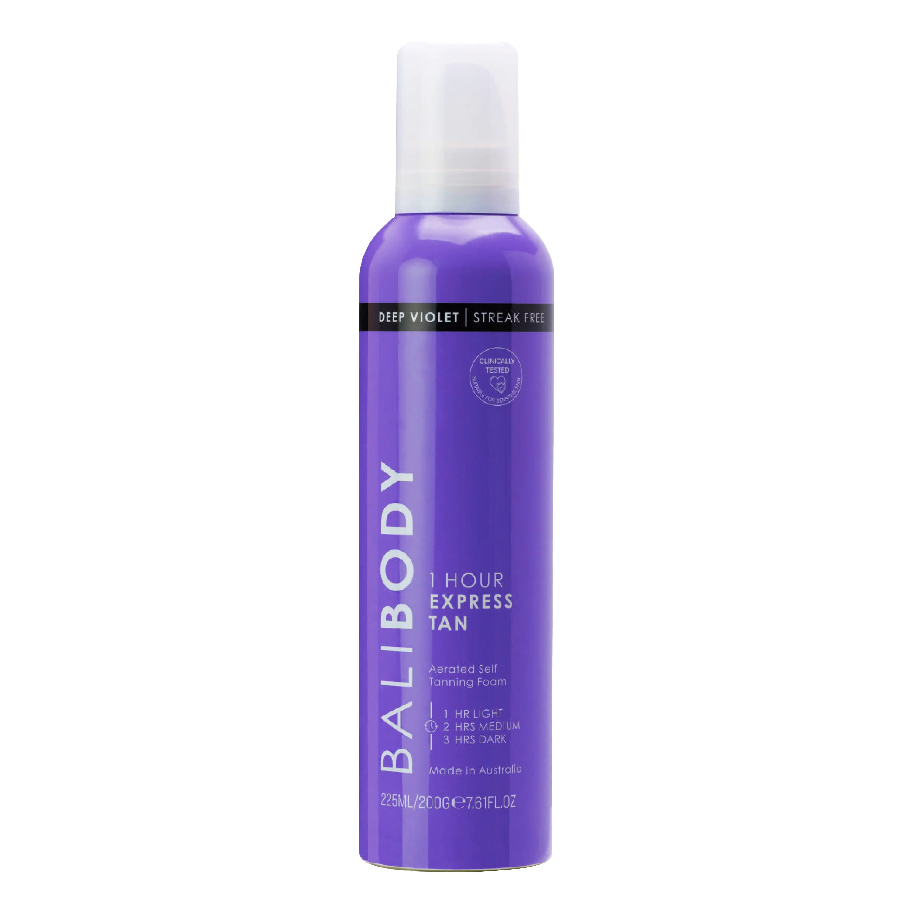 Експрес-автозасмага для тіла Express Self Tan Deep Violet BALI BODY Обʼєм 225 мл