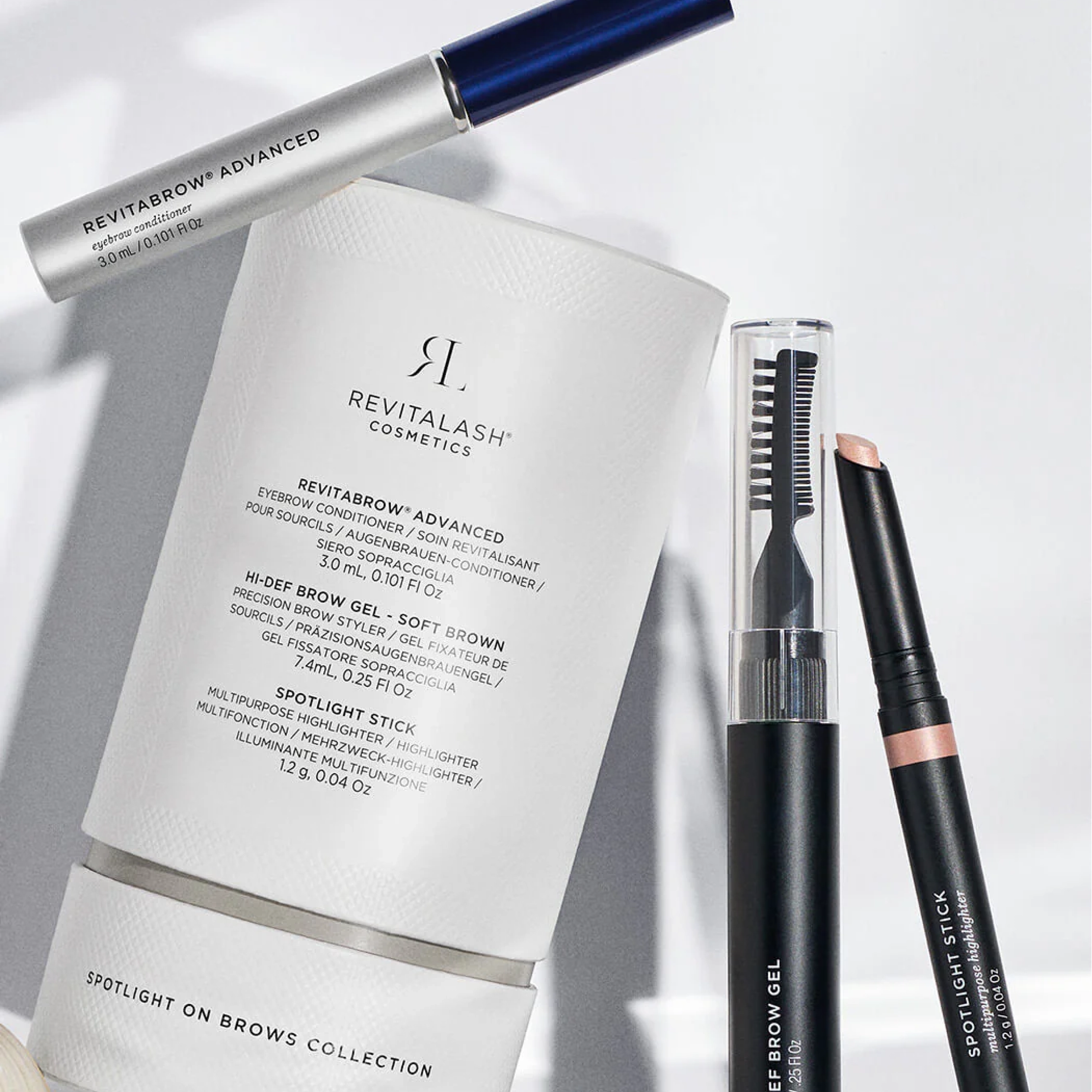 Лімітований набір для довжини, об’єму та догляду за віями Spotlight On Brows Collection REVITALASH — фото 4