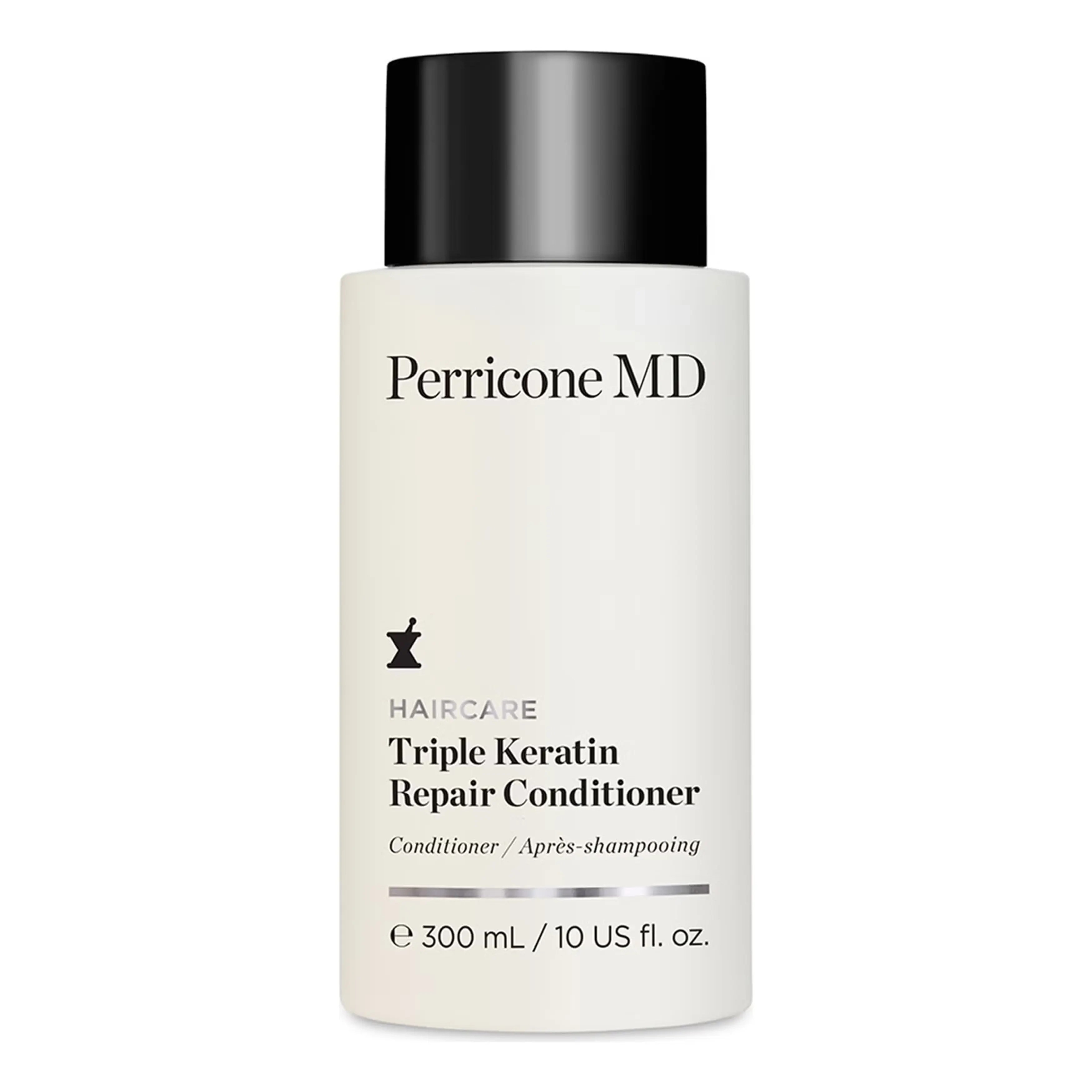 Зміцнювальний та відновлювальний кондиціонер для волосся Haircare Triple Keratin Repair Conditioner PERRICONE MD Обʼєм 300 мл