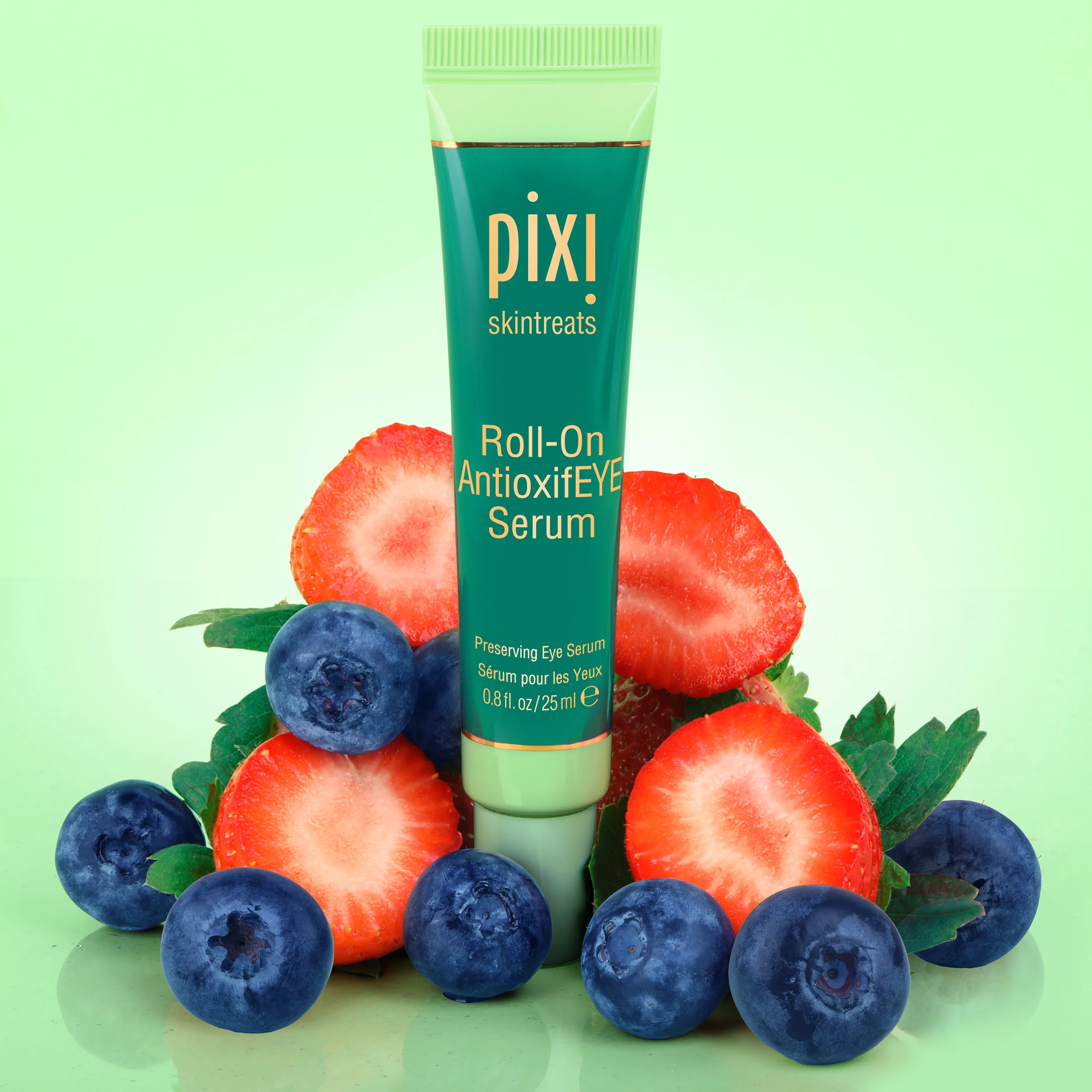 Антиоксидантна роликова сироватка проти набряків Antioxidant Roll On Eye Serum PIXI Обʼєм 25 мл — фото 4