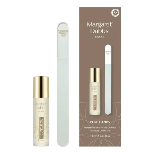 Компактний набір для догляду за нігтями та кутикулою Professional Duo for the Ultimate Manicure On The Go margaret-dabbs-london