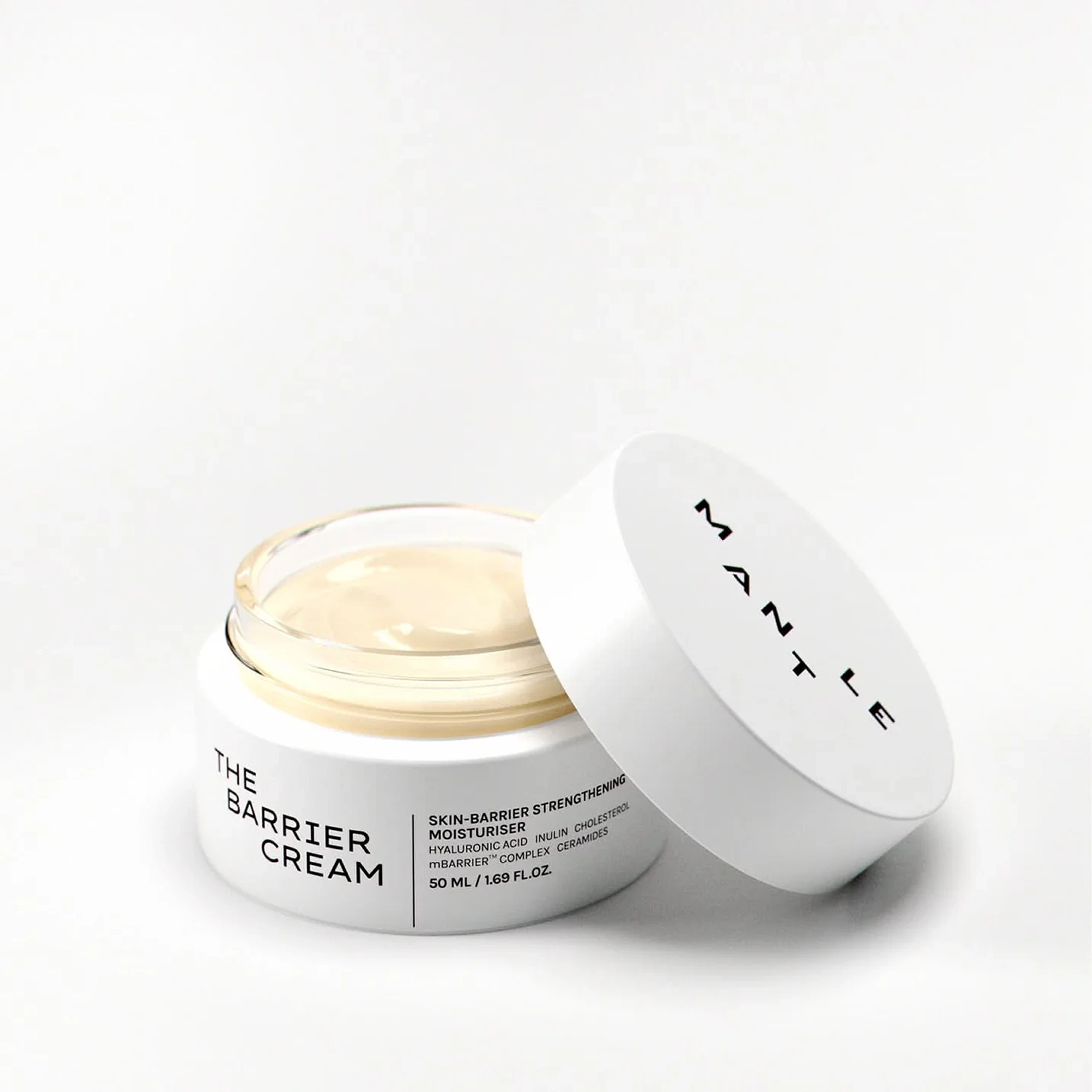 Крем для відновлення та зміцнення шкірного бар'єра The Barrier Cream – Skin-Barrier Strengthening Moisturiser MANTLE Обʼєм 50 мл — фото 4