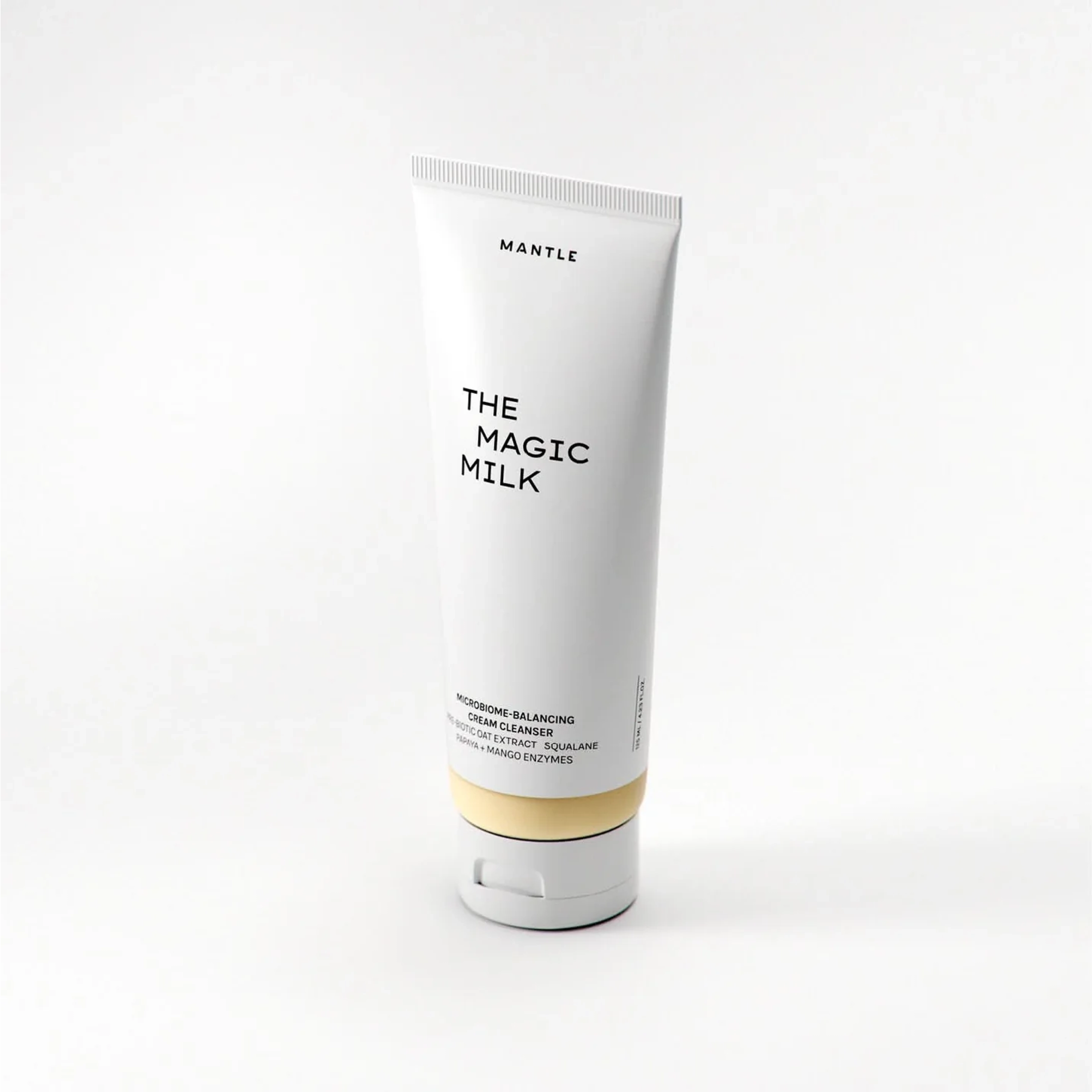 Кремовое молочко для деликатного очищения кожи The Magic Milk – Microbiome-Balancing Cream Cleanser MANTLE Объем 125 мл — фото 7