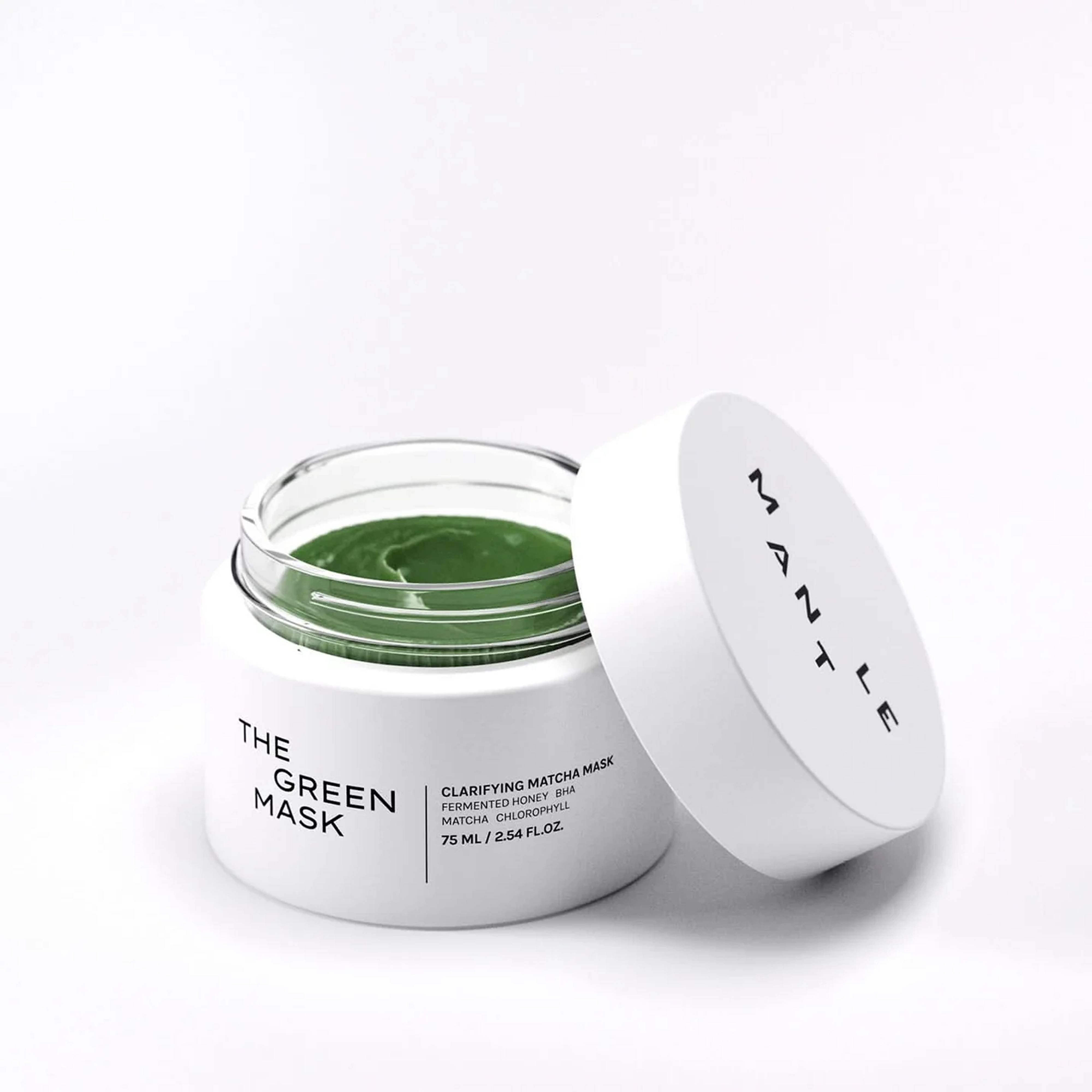 Детокс-маска з матчею для глибокого очищення шкіри The Green Mask – Clarifying + Non-Drying Matcha Mask MANTLE Обʼєм 75 мл — фото 4