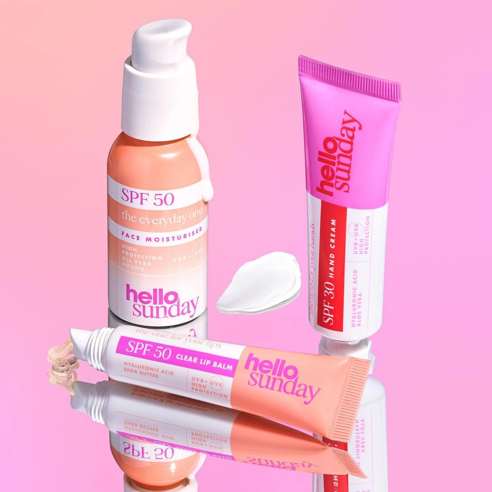 Зволожувальний крем для обличчя SPF 50 з гіалуроновою кислотою The Everyday One Face Moisturiser SPF 50 with Hyaluronic Acid HELLO SUNDAY Обʼєм 50 мл — фото 6