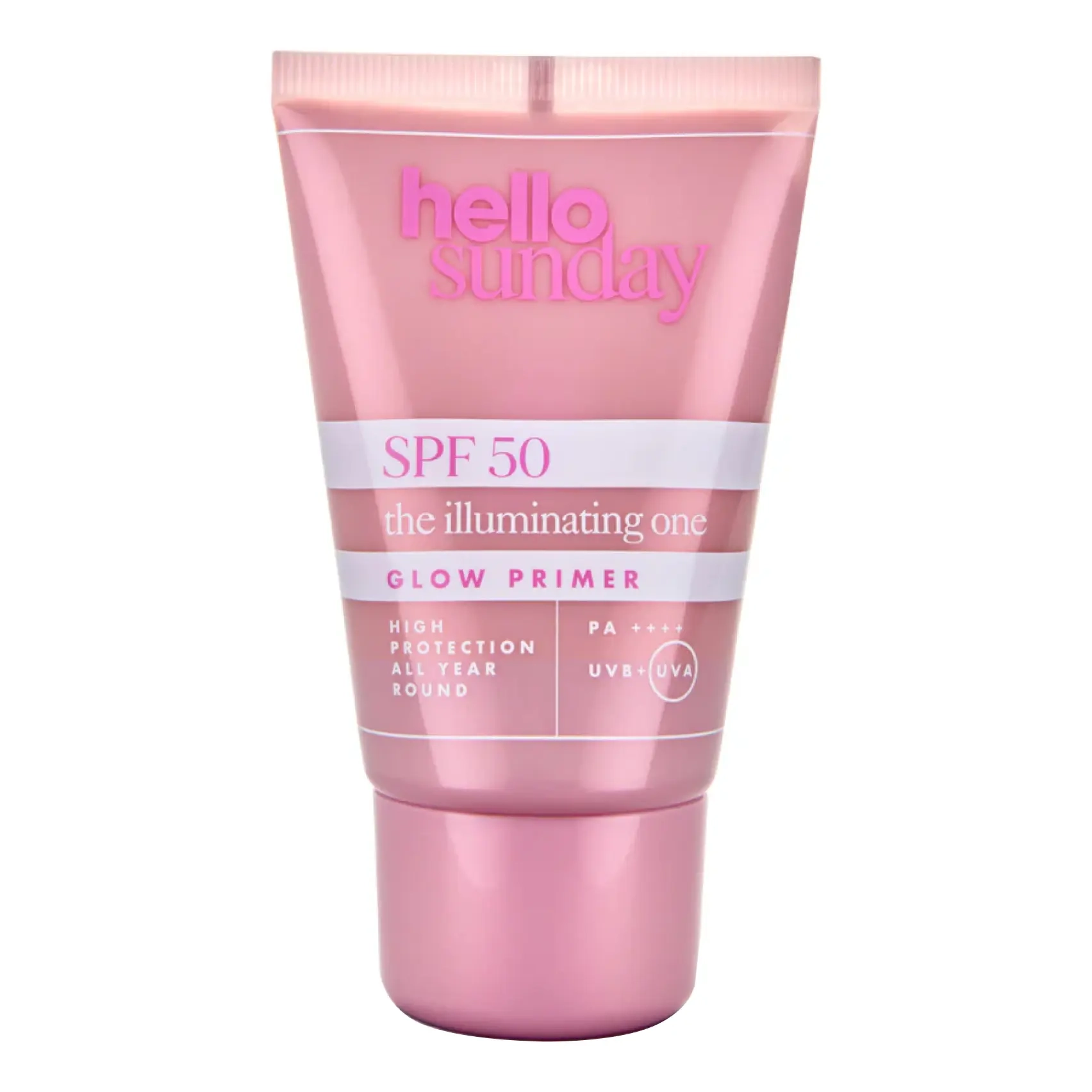 Сяючий праймер SPF 50 з гіалуроновою кислотою The Illuminating One SPF 50 Glow Makeup Primer with Hyaluronic Acid HELLO SUNDAY Обʼєм 50 мл