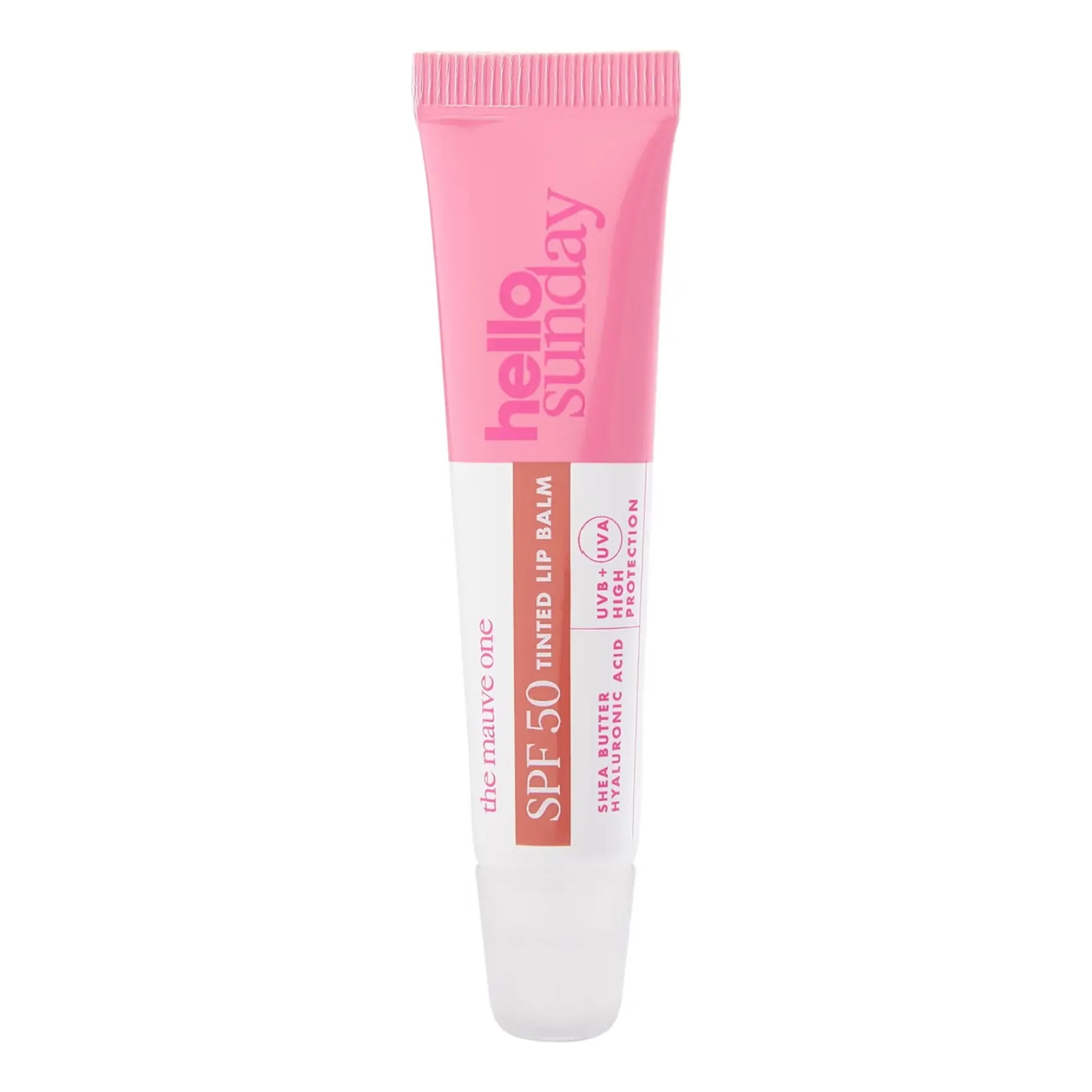 Увлажняющий тонирующий бальзам для губ SPF 50 с маслом ши Tinted Lip Balm SPF 50 HELLO SUNDAY Оттенок The Mauve One