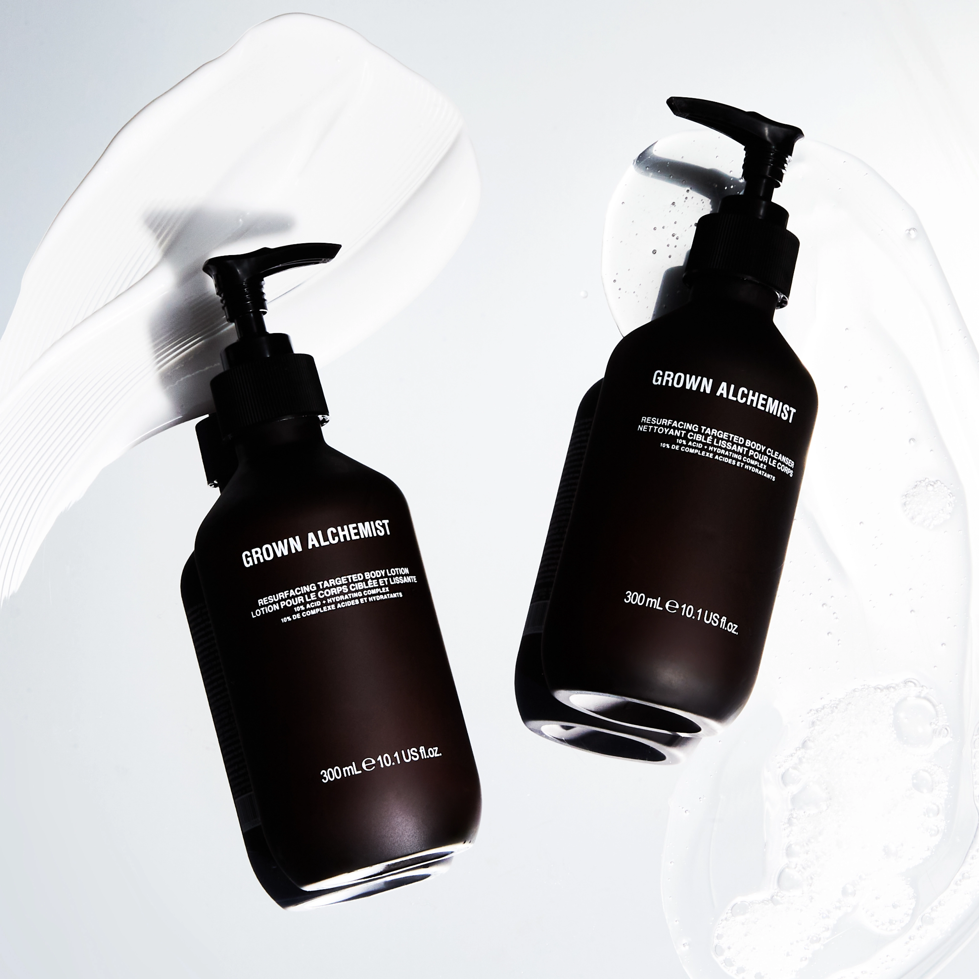 Відлущувальний лосьйон для тіла з AHA- та BHA-кислотами Resurfacing Targeted Body Lotion GROWN ALCHEMIST Обʼєм 300 мл — фото 7