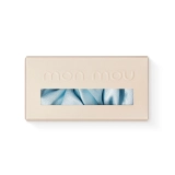 Об'ємна шовкова резинка Silk Large Scrunchie MON MOU Відтінок Baby Blue — фото 2