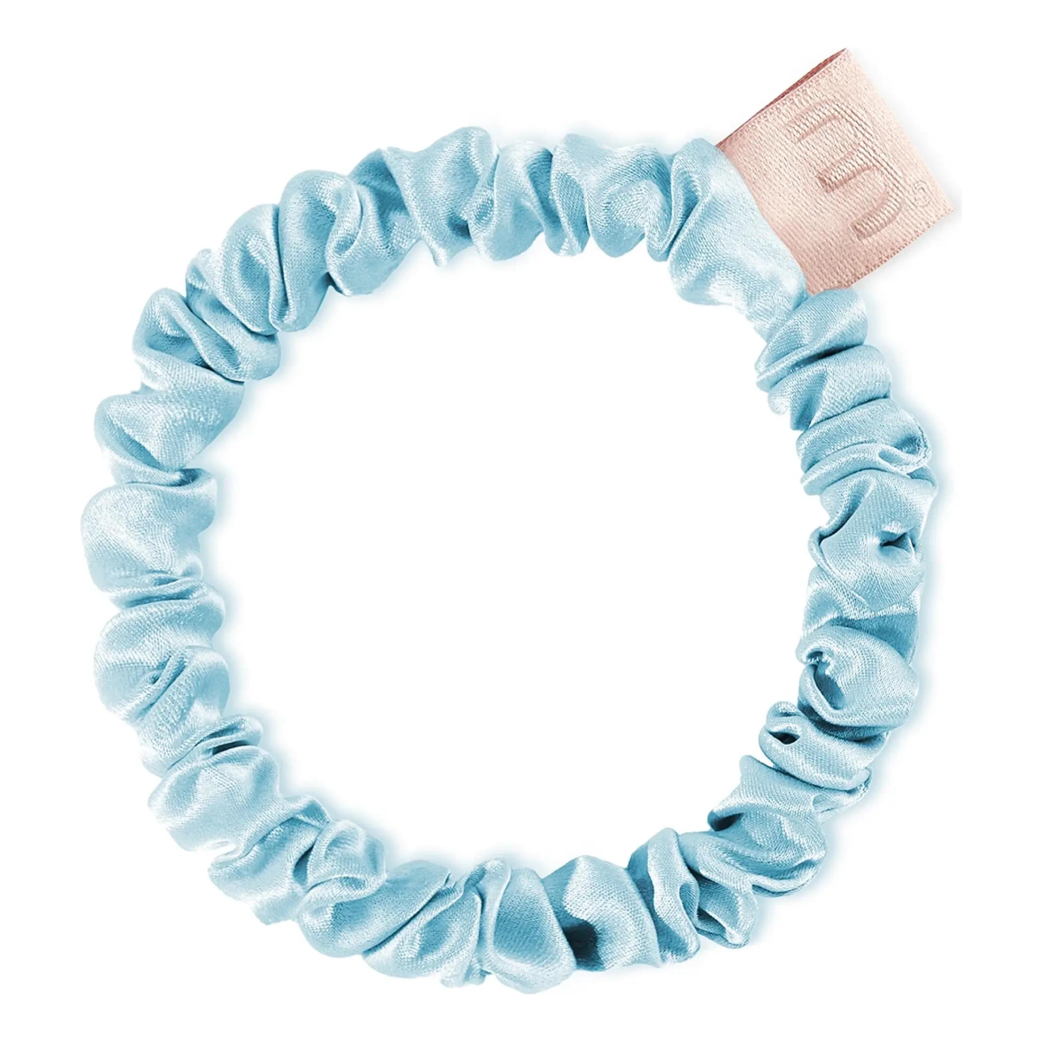 Тонкая шелковая резинка Silk Slim Scrunchie MON MOU