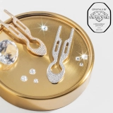 Шпилька для волос № 1 Hairpin Steel with Swarovski Crystals Yellow Gold Finish FIONA FRANCHIMON — фото 5