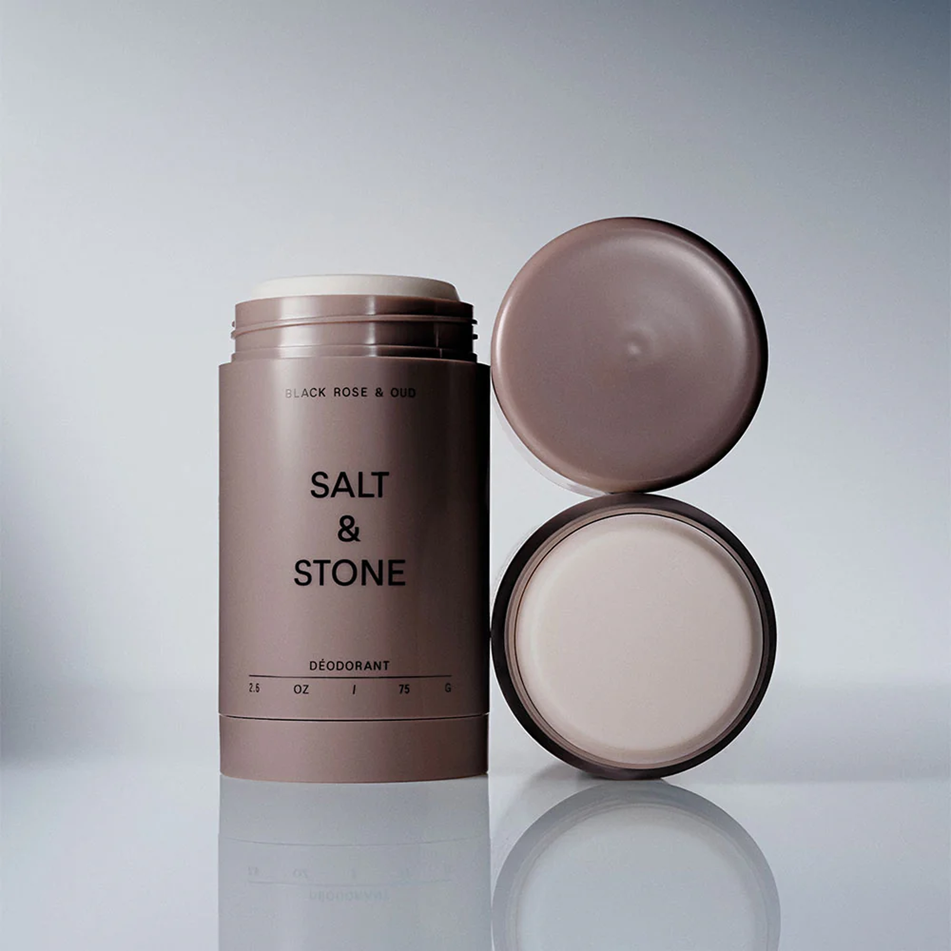 Натуральний дезодорант з ароматом чорної троянди та уда Natural Deodorant Black Rose & Oud - Formula Nº 1 SALT & STONE Вага 75 г — фото 5