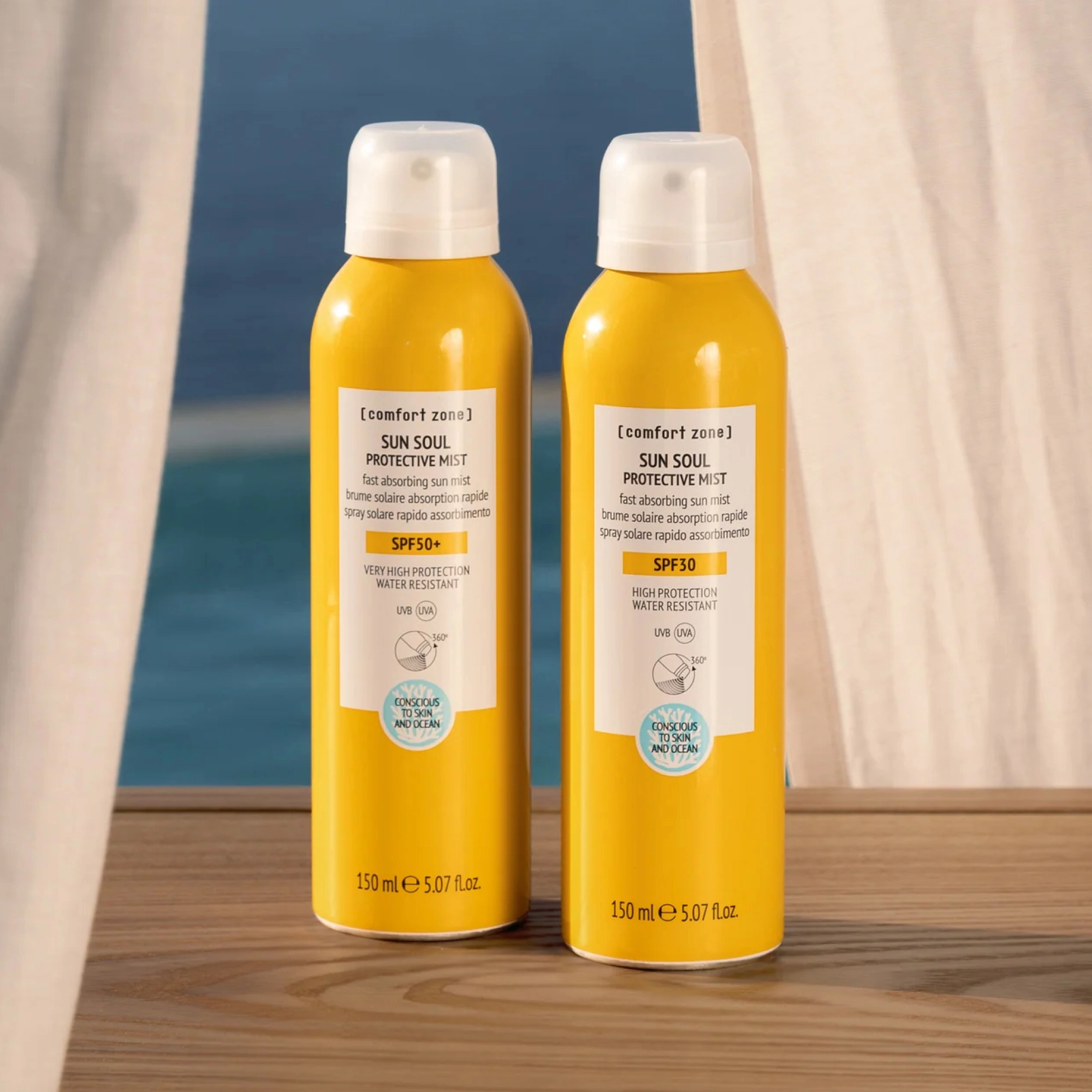 Сонцезахисний спрей для тіла SPF 50+ Sun Soul Protective Mist SPF 50+ COMFORT ZONE Обʼєм 150 мл — фото 5