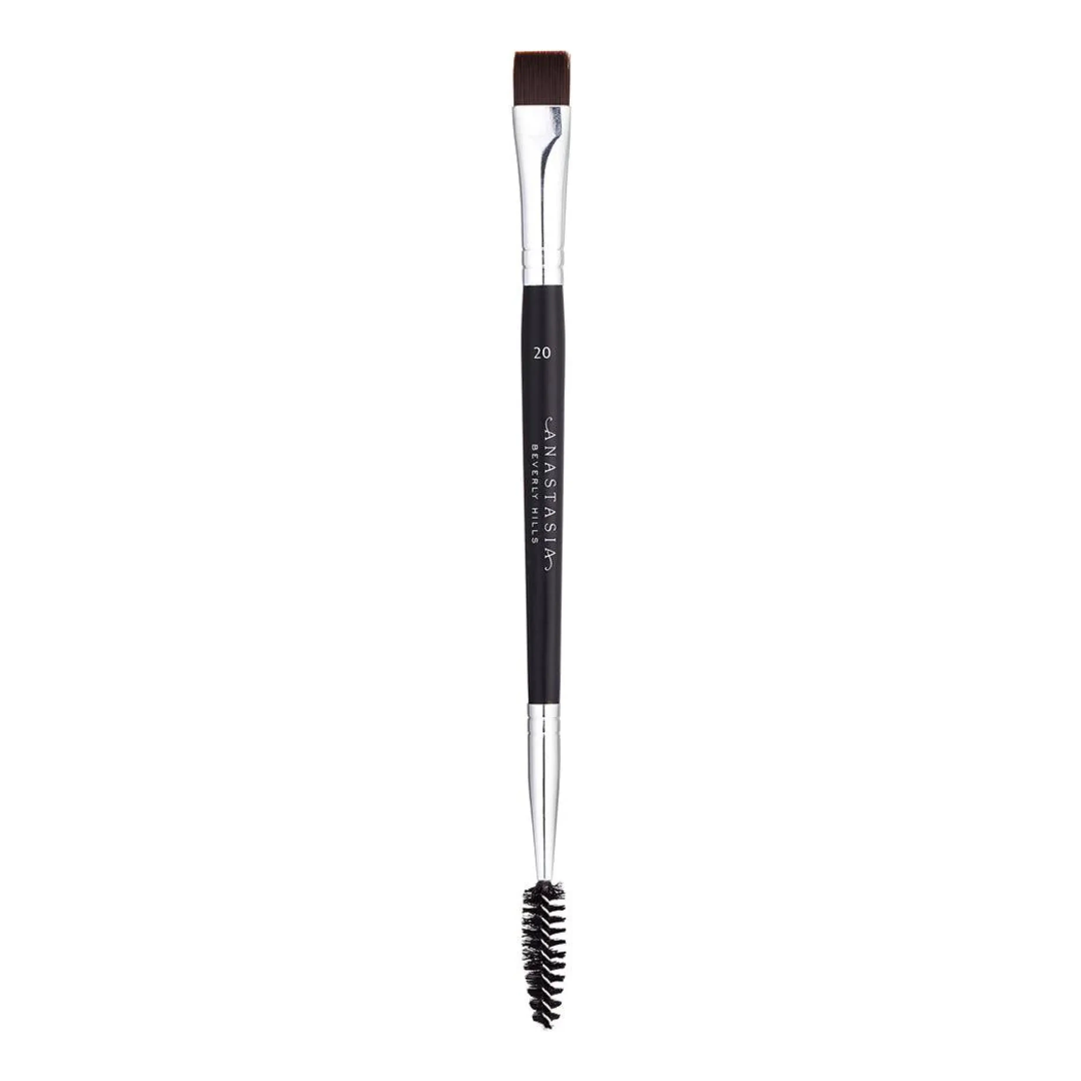 Двусторонняя плоская кисть для макияжа бровей Brush 20 Dual-Ended Flat Detail Brush ANASTASIA BEVERLY HILLS