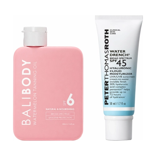 Набор для ровного загара, защиты и увлажнения кожи Soft Tan Set bali-body