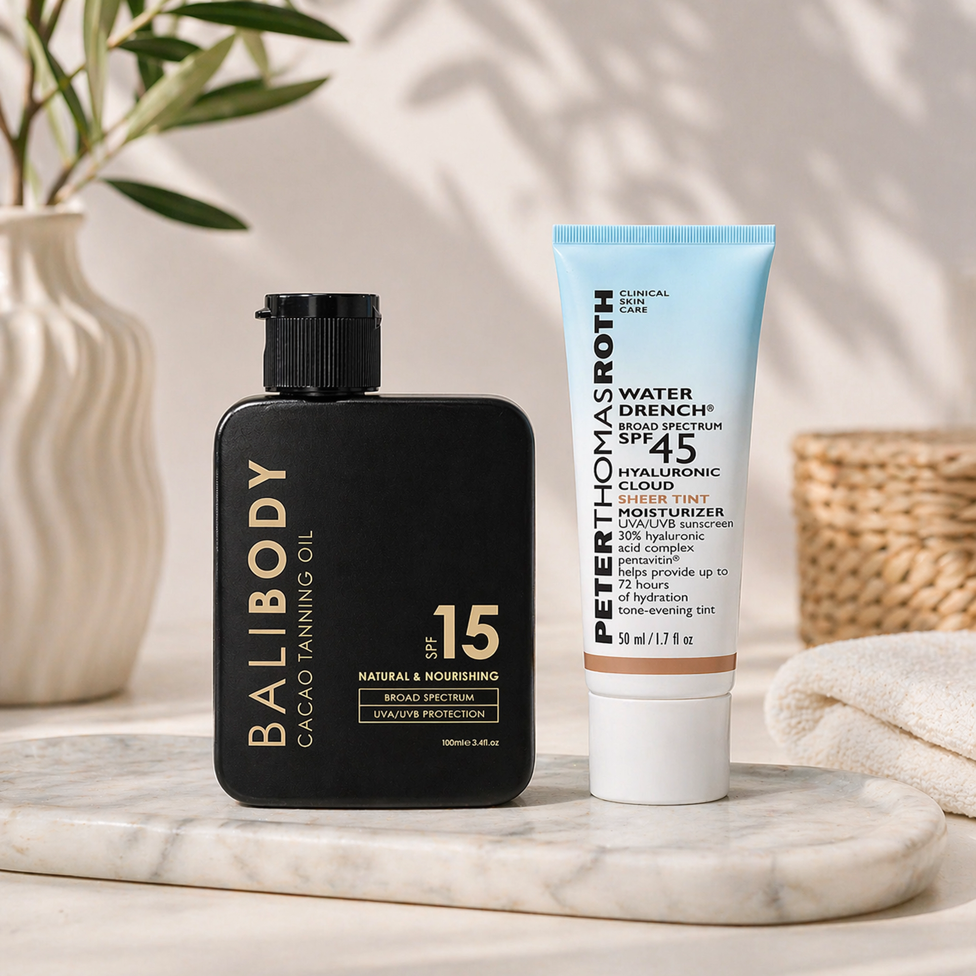 Набір для засмаги, захисту та вирівнювання тону шкіри Bronze Glow Set BALI BODY — фото 2