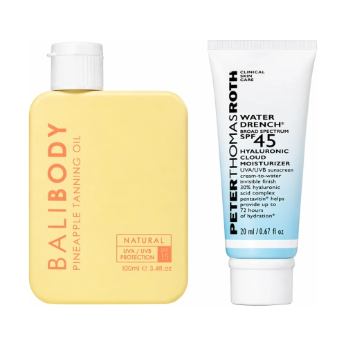 Набор для ровного загара, защиты и увлажнения кожи Tropical Glow Set bali-body
