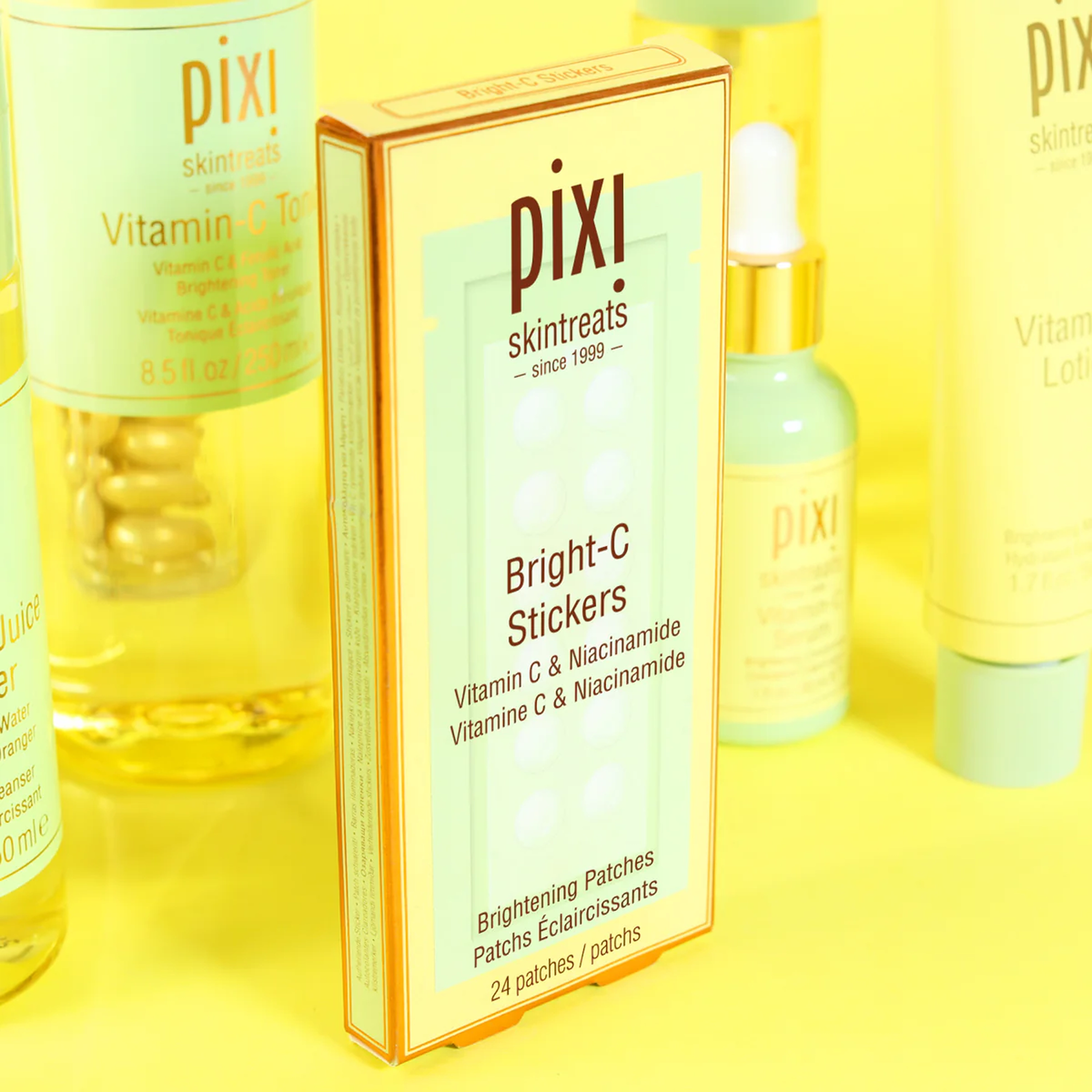 Точкові освітлювальні патчі з вітаміном C Vitamin-C Dark Spot Stickers PIXI — фото 9