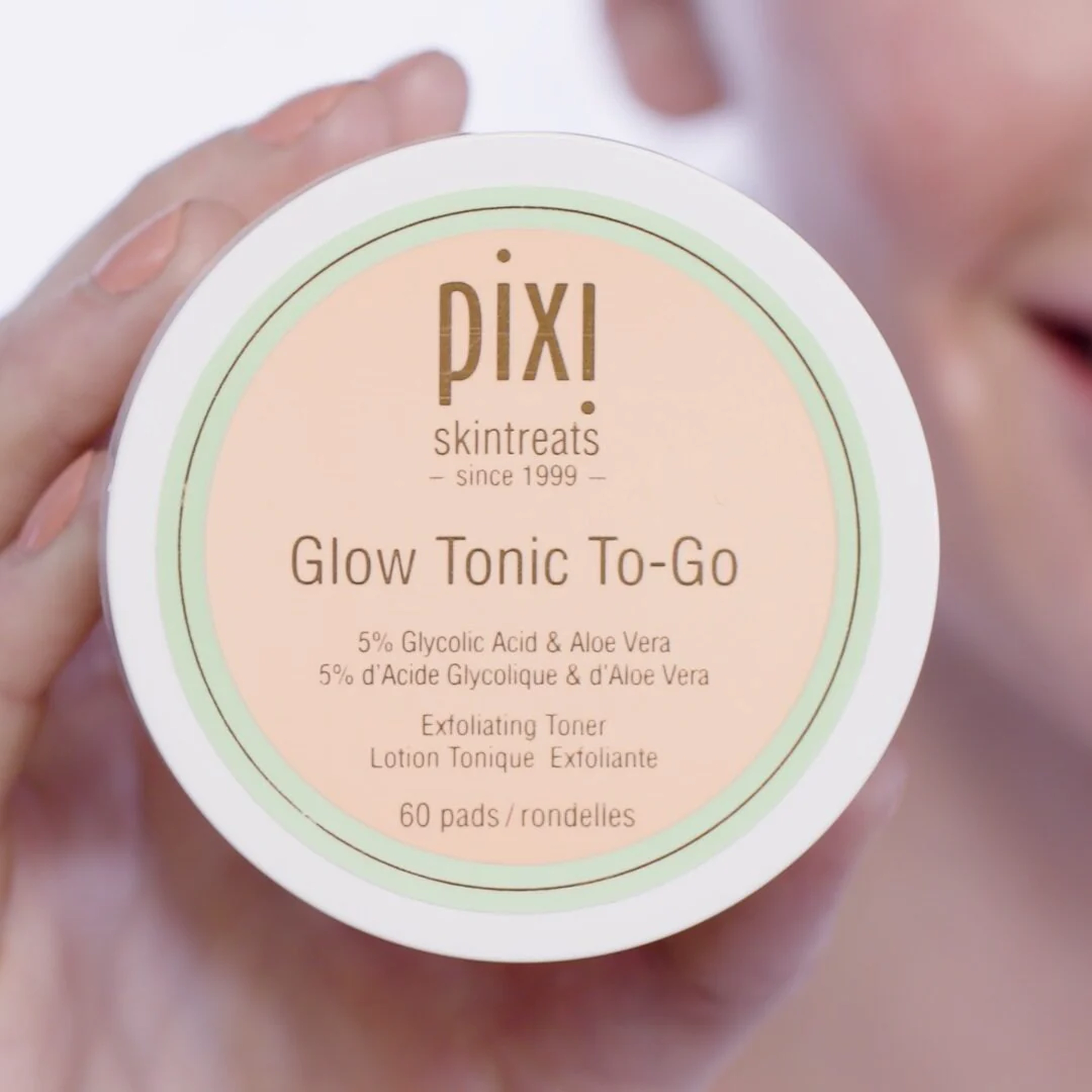 Відлущувальні диски з гліколевою кислотою у travel форматі Glow Tonic To-Go PIXI — фото 3