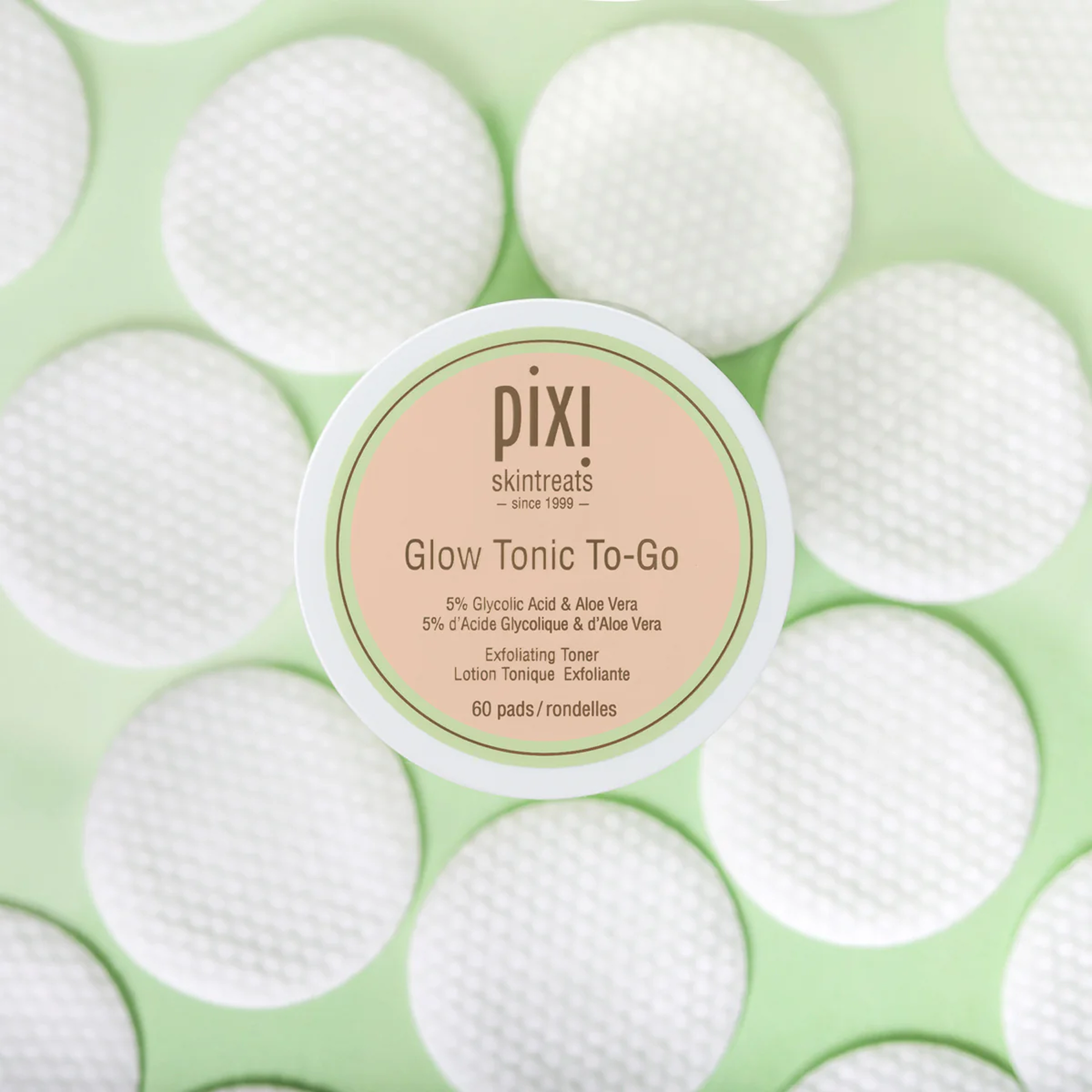 Відлущувальні диски з гліколевою кислотою у travel форматі Glow Tonic To-Go PIXI — фото 5