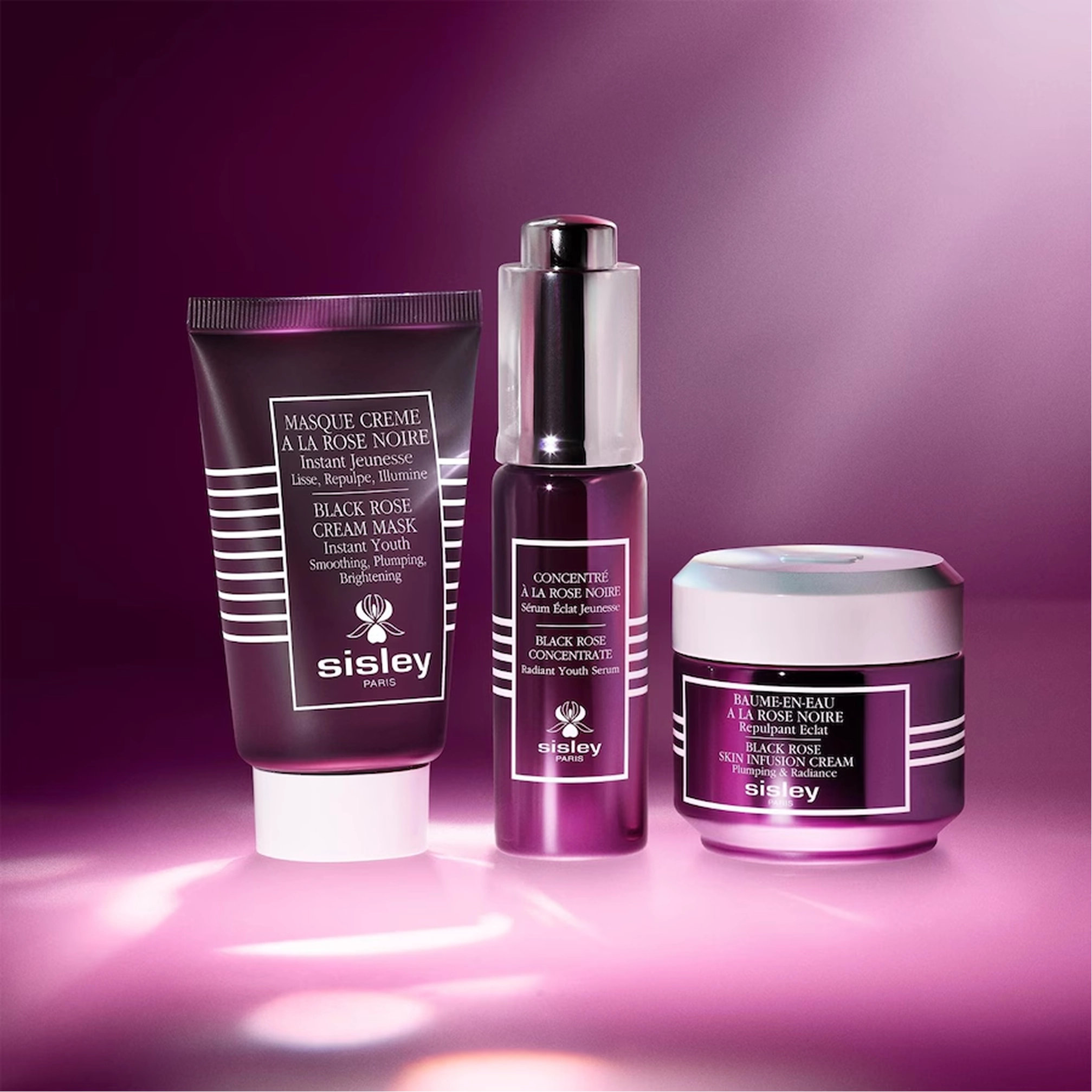 Концентрована антивікова сироватка з екстрактом чорної троянди Black Rose Concentrate Radiant Youth Serum SISLEY PARIS Обʼєм 30 мл — фото 9