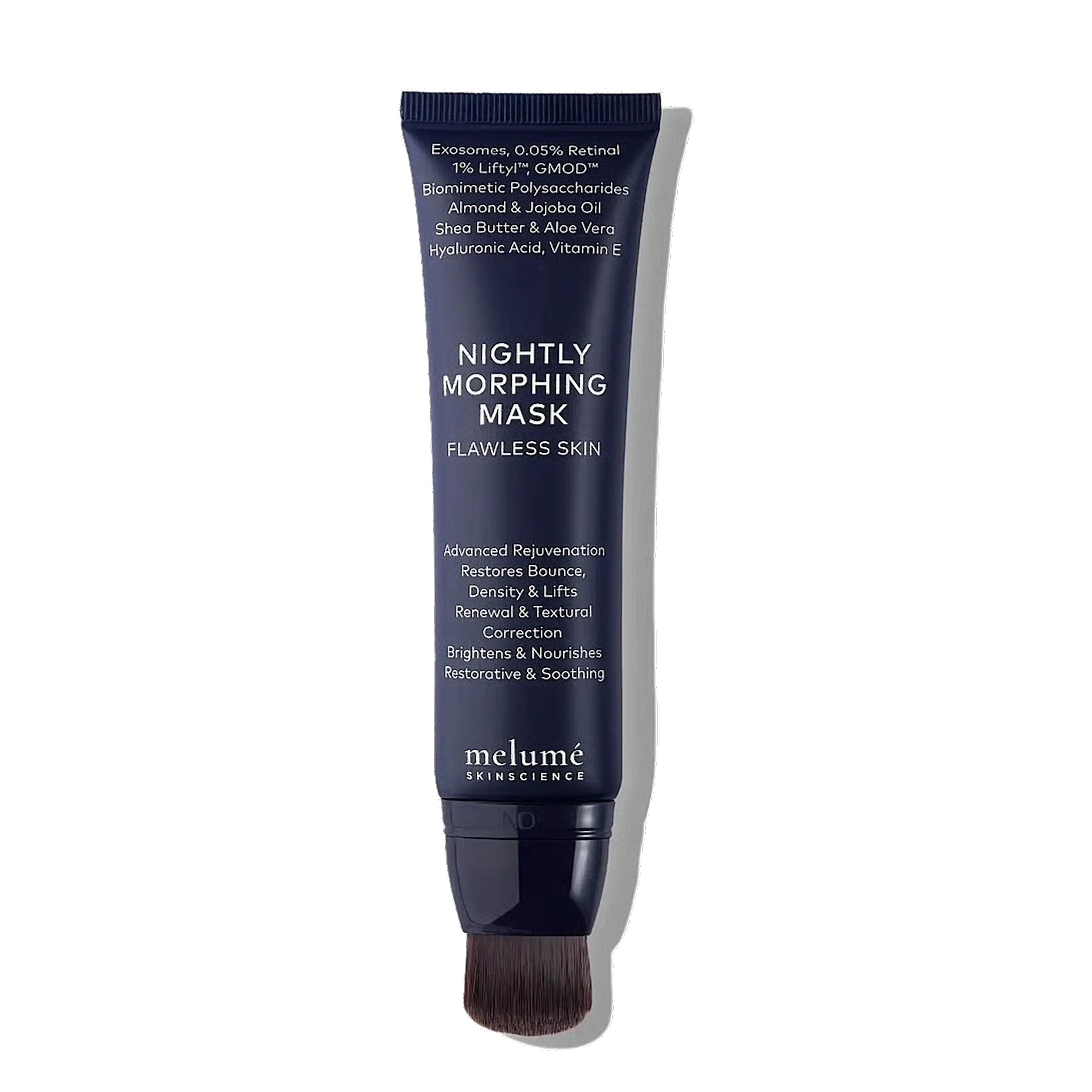 Ночная маска для интенсивного обновления кожи с ретиналем Nightly Morphing Mask MELUMÉ SKINSCIENCE Объем 60 мл — фото 2