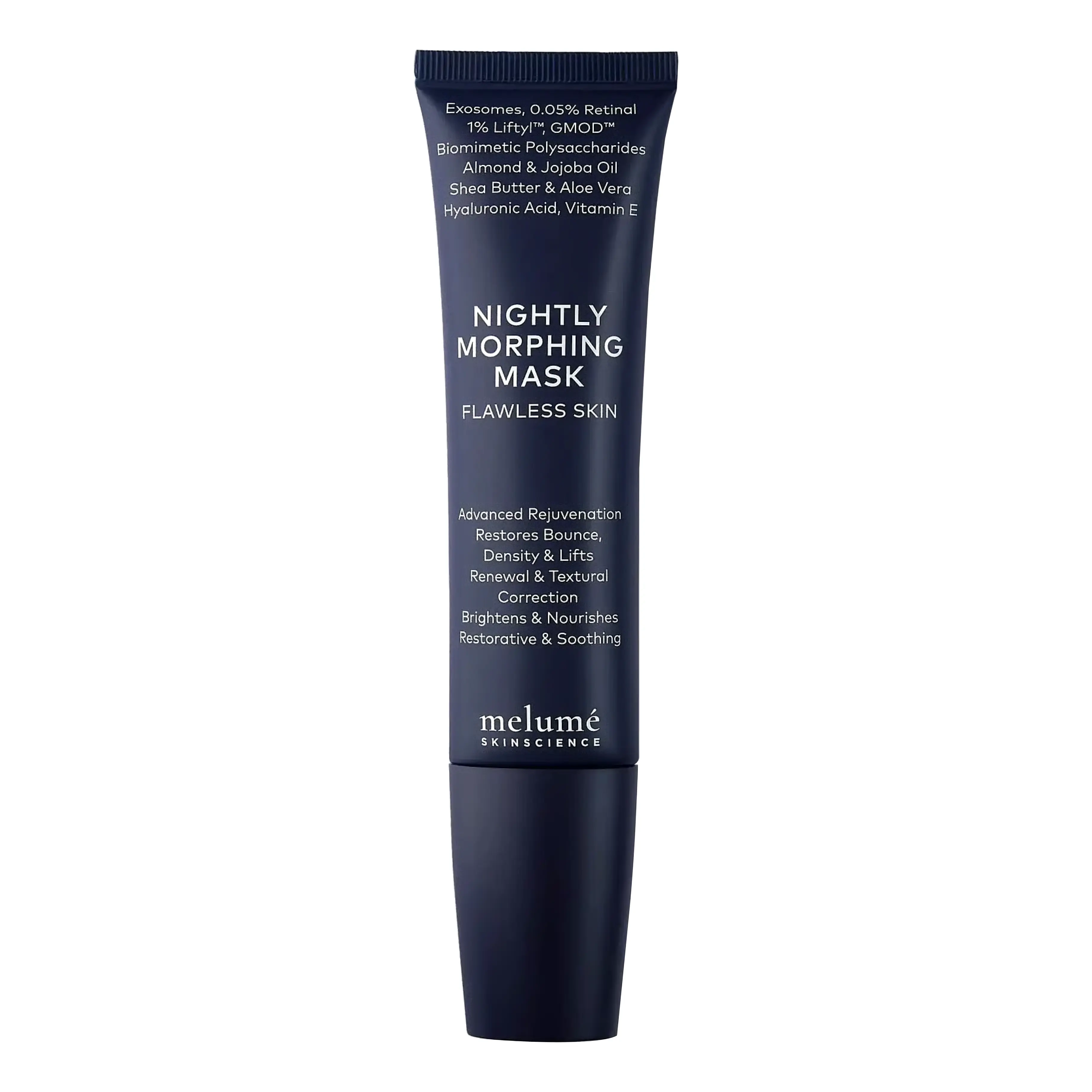 Ночная маска для интенсивного обновления кожи с ретиналем Nightly Morphing Mask MELUMÉ SKINSCIENCE Объем 60 мл