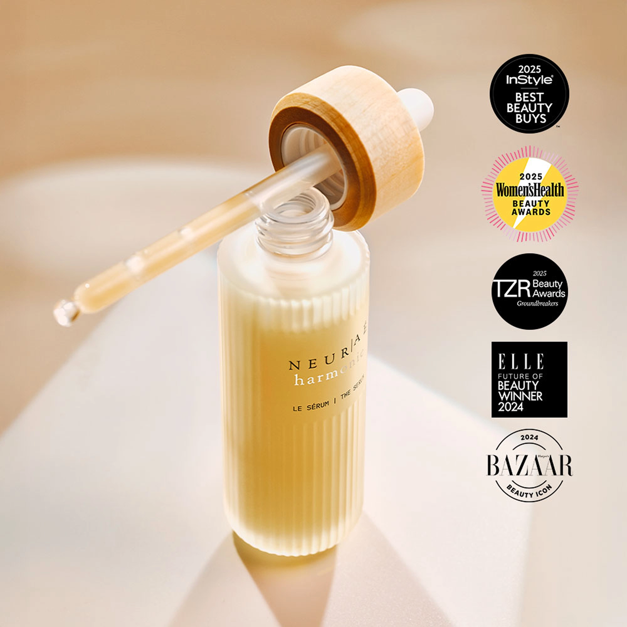 Сироватка для відновлення балансу шкіри Harmonie The Serum Resetting & Transformative NEURAE Обʼєм 50 мл — фото 3