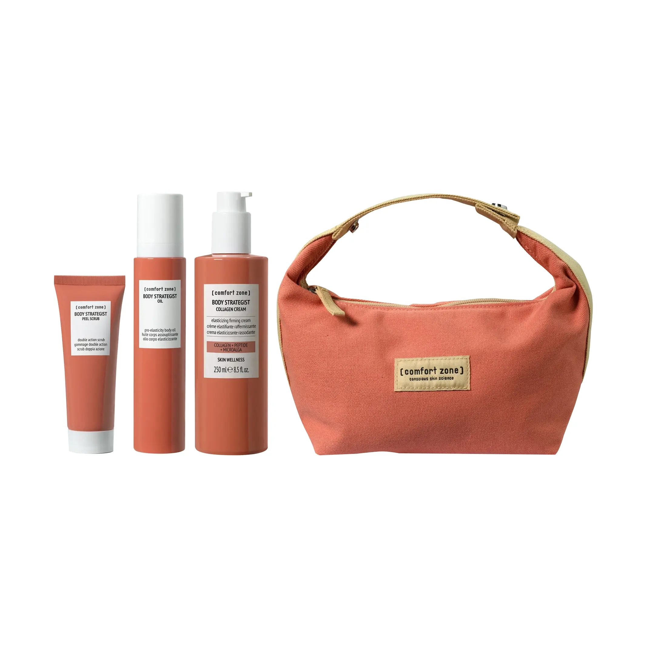 Лімітований набір для пружності та гладкості шкіри тіла Body Strategist The Wellness Routine Kit COMFORT ZONE