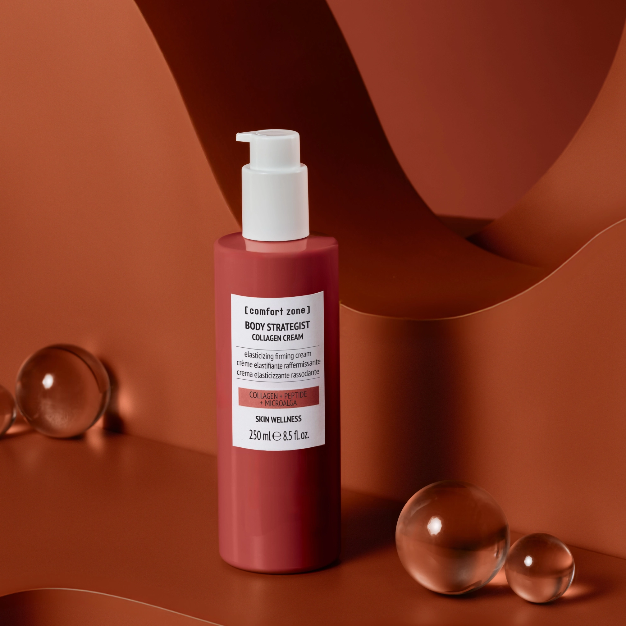 Зміцнювальний крем для тіла з колагеном Body Strategist Collagen Cream COMFORT ZONE Обʼєм 250 мл — фото 3