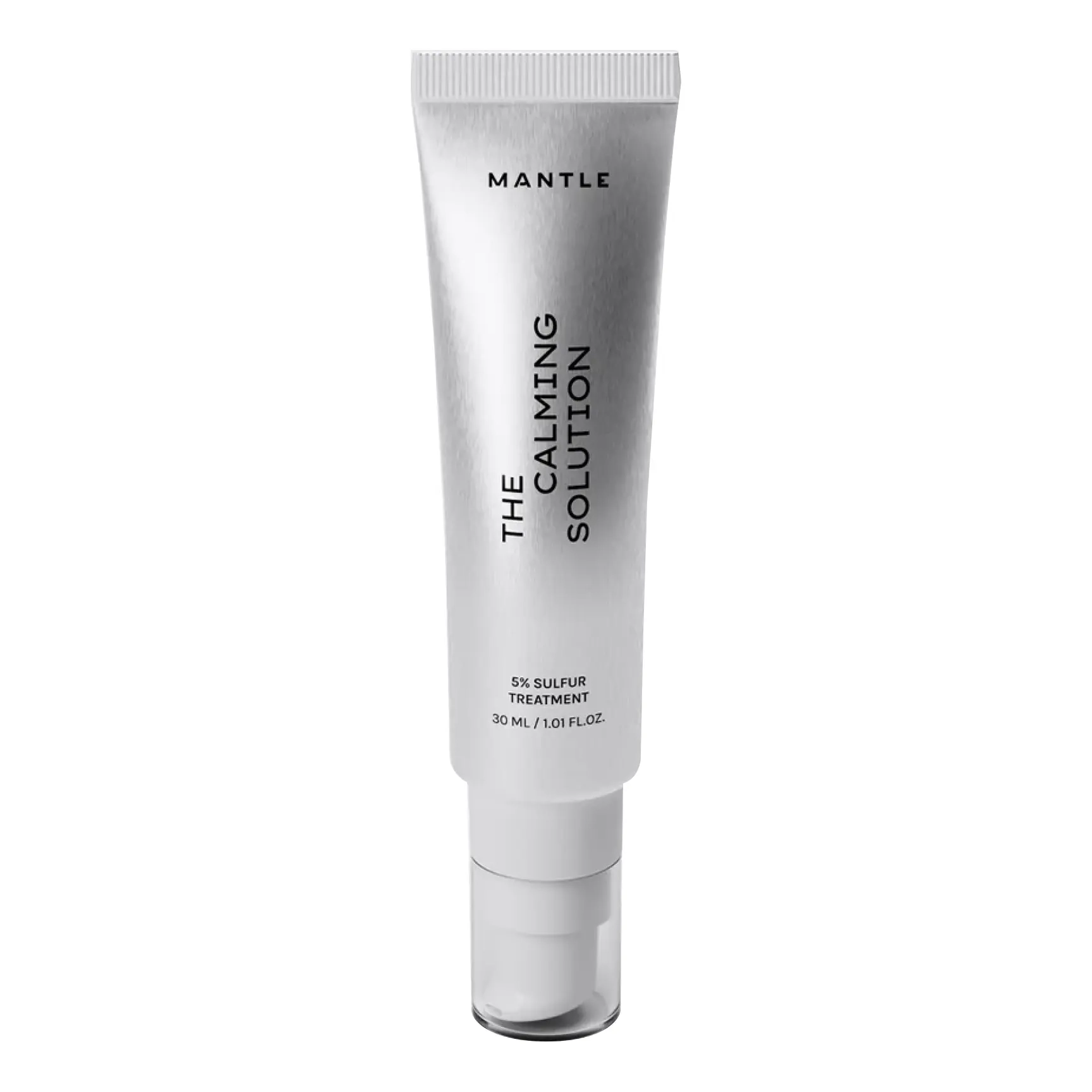 Локальний засіб із 5% сіркою для заспокоєння почервоніння The Calming Solution – 5% Sulfur Treatment MANTLE Обʼєм 30 мл