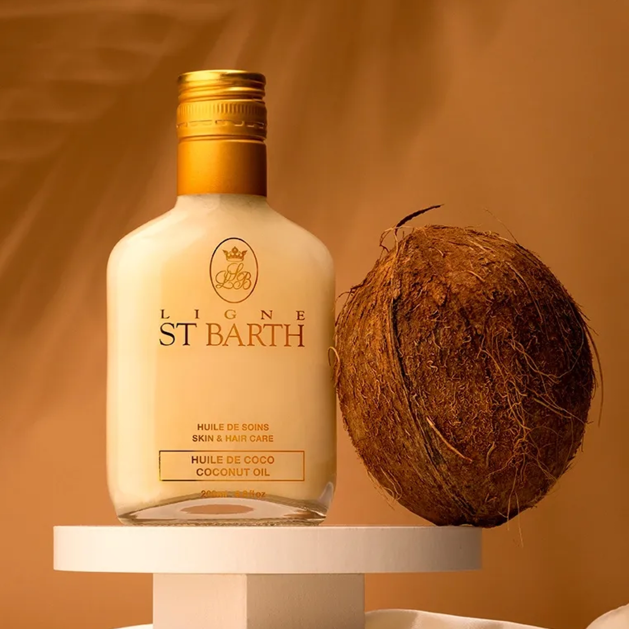 Кокосовое масло Coconut Oil Body & Hair Care LIGNE ST. BARTH Объем 200 мл — фото 4