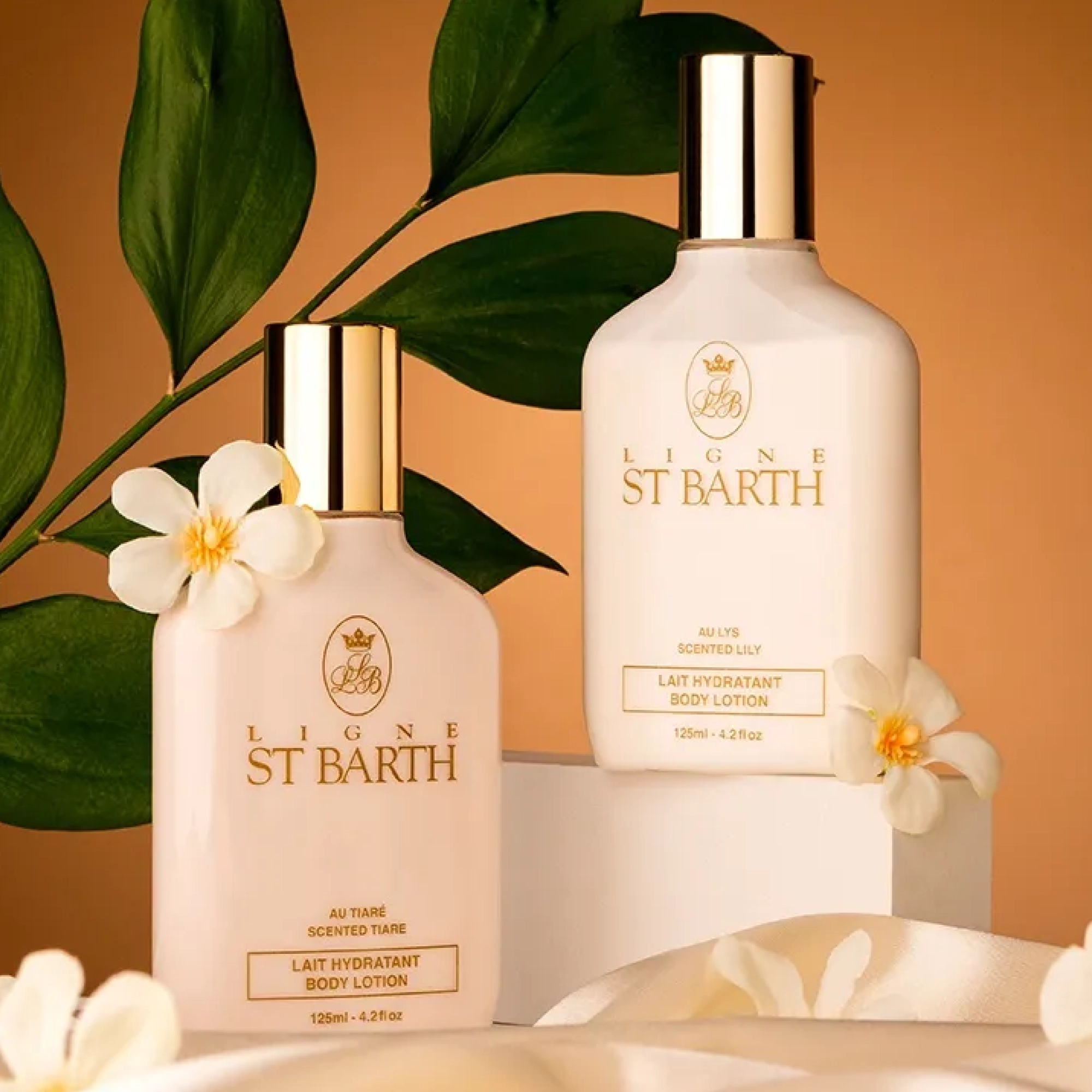 Зволожувальний лосьйон для тіла з ароматом лілії Moisturizing Body Lotion Lily LIGNE ST. BARTH Обʼєм 125 мл — фото 4