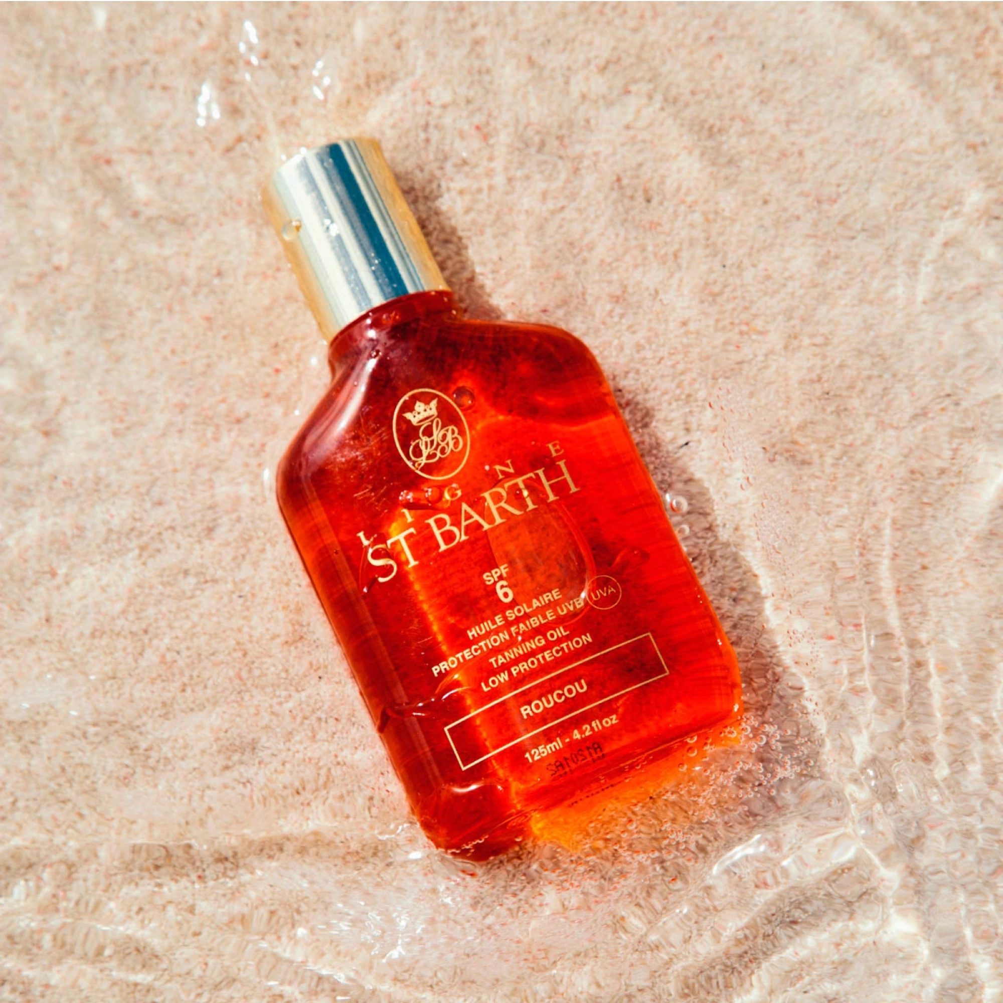 Олія помадного дерева Roucou Tanning Oil SPF 6 LIGNE ST. BARTH Обʼєм 125 мл — фото 5