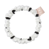 Тонка шовкова резинка Silk Slim Scrunchie Black MON MOU Відтінок Black Point