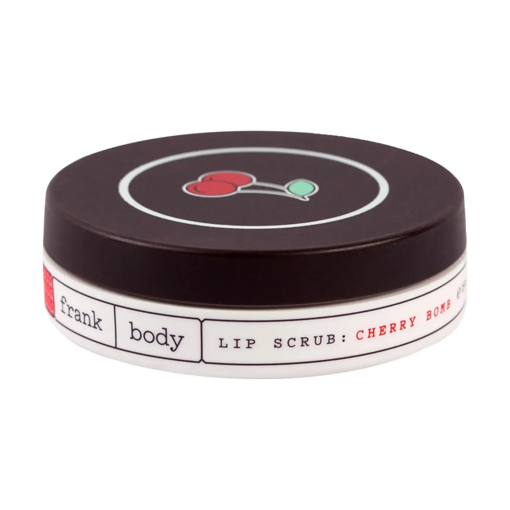 Цукровий скраб для губ з ароматом вишні Lip Scrub Cherry Bomb FRANK BODY Обʼєм 15 мл