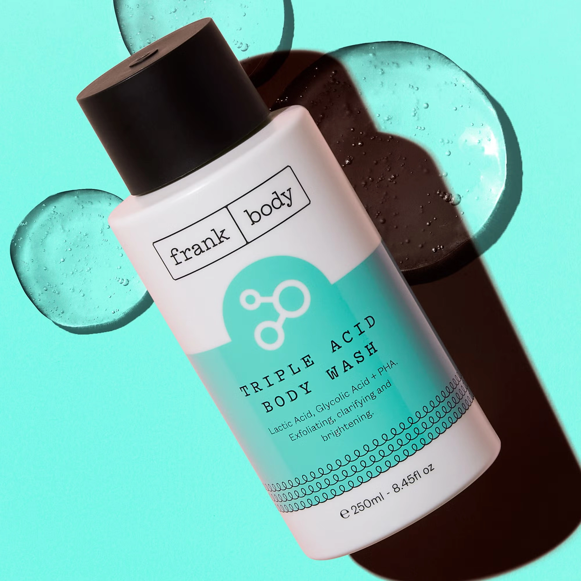 Гель для душу з потрійним комплексом кислот Triple Acid Body Wash FRANK BODY Обʼєм 250 мл — фото 5