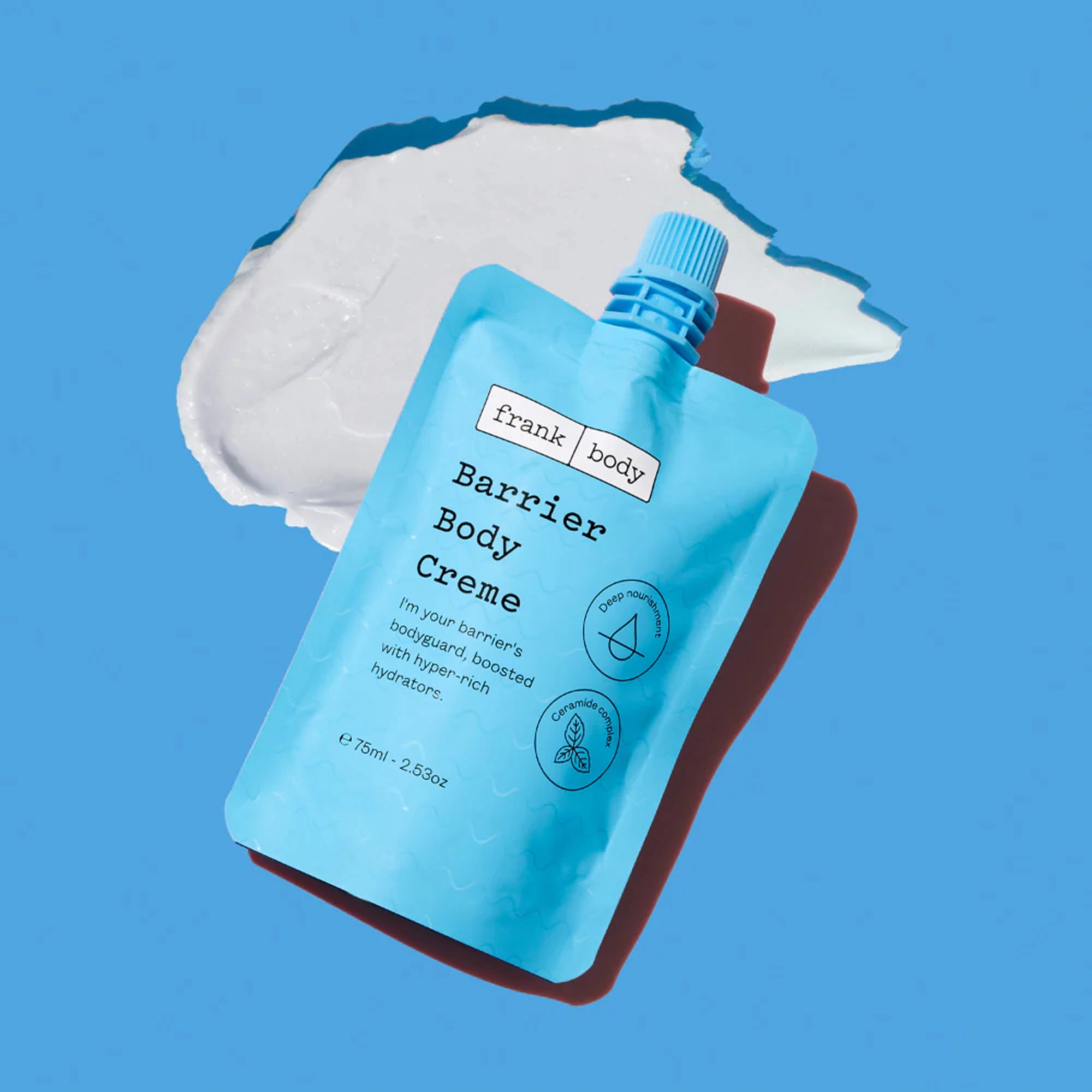 Восстанавливающий крем для тела с керамидами Barrier Body Creme FRANK BODY Объем 75 мл — фото 3