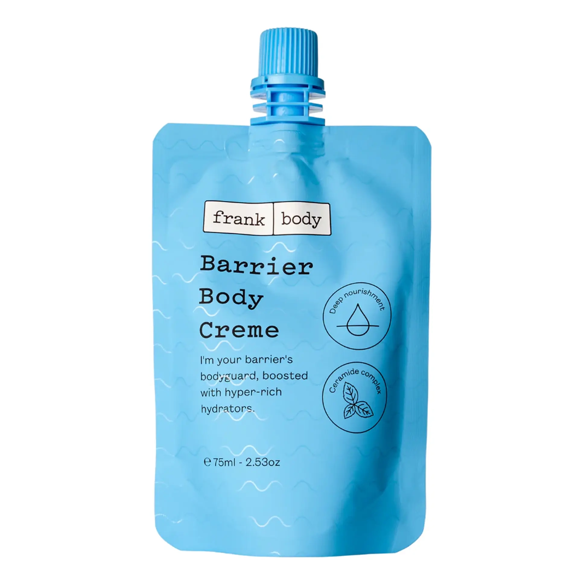 Восстанавливающий крем для тела с керамидами Barrier Body Creme FRANK BODY Объем 75 мл