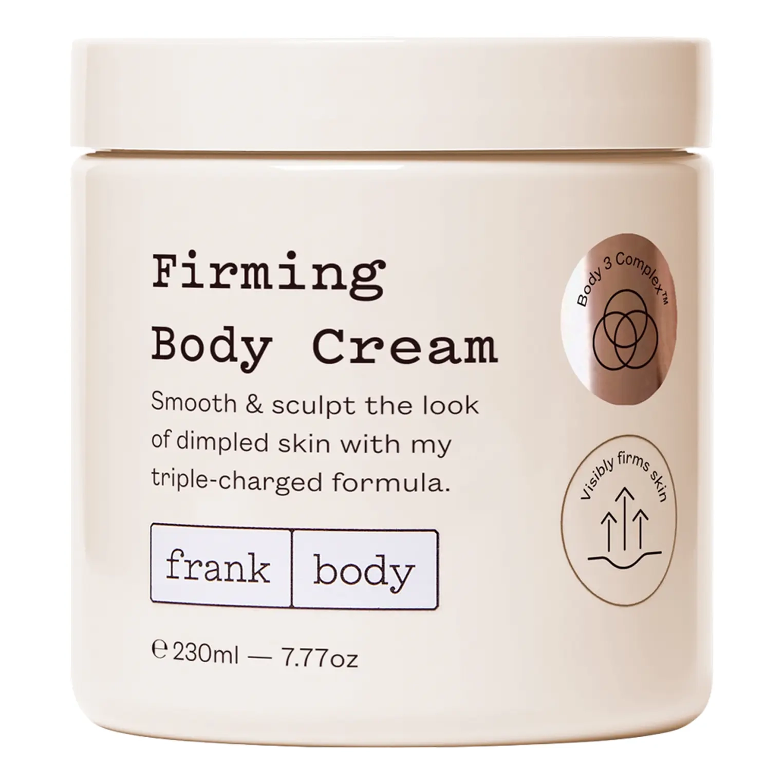 Зміцнювальний крем для тіла Firming Body Cream FRANK BODY Обʼєм 230 мл