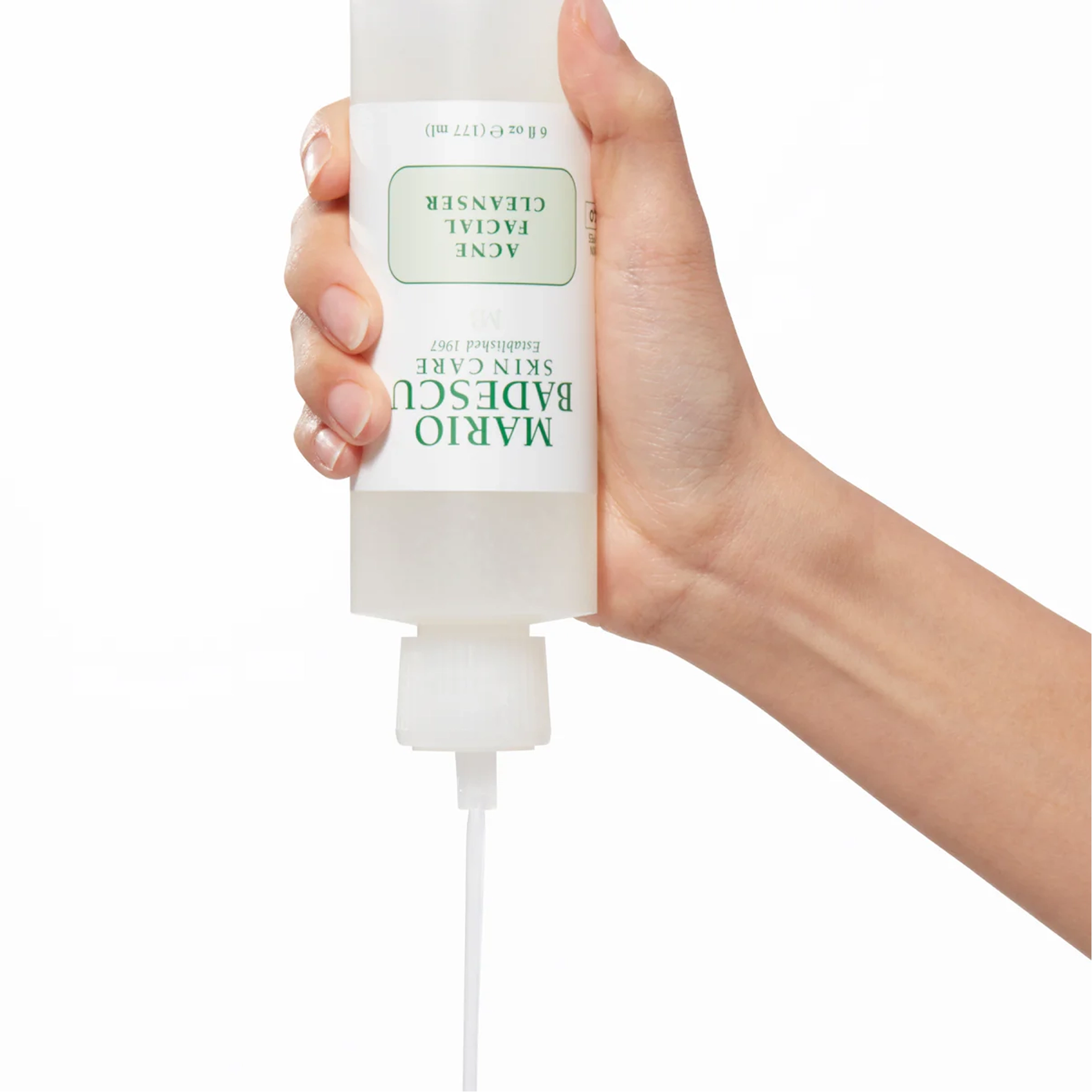 Гель для вмивання з саліциловою кислотою проти висипань Acne Facial Cleanser MARIO BADESCU Обʼєм 177 мл — фото 3